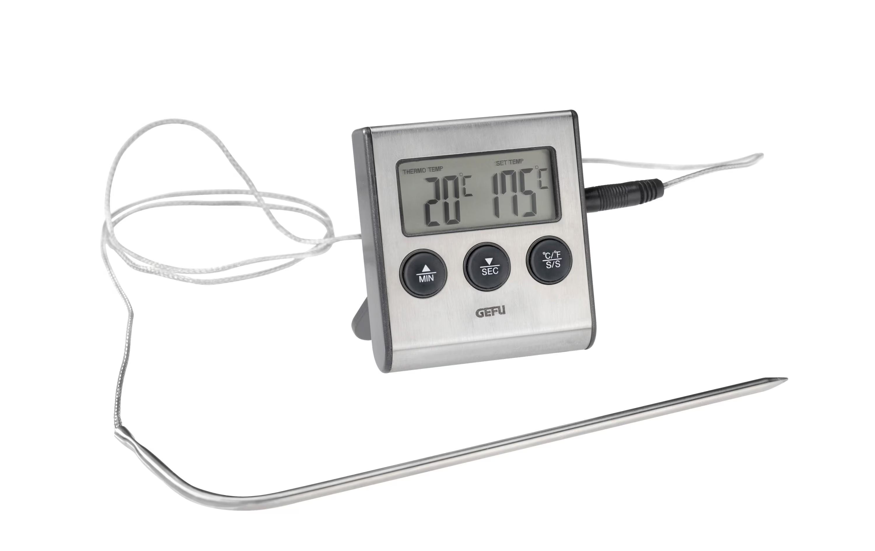 GEFU Bratenthermometer mit Timer TEMPERE