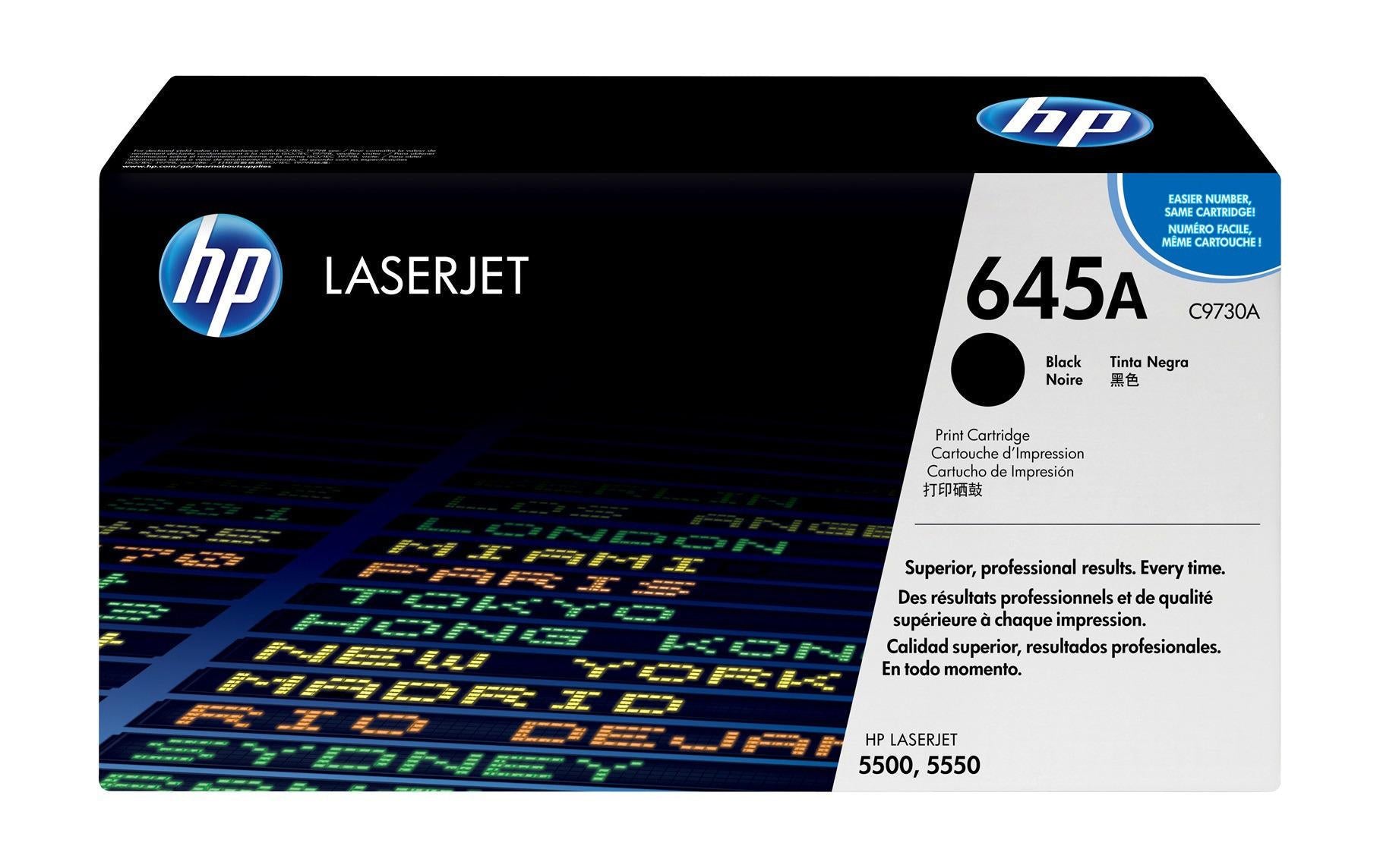 HP, Toner Nr. 645A (C9730A) Black