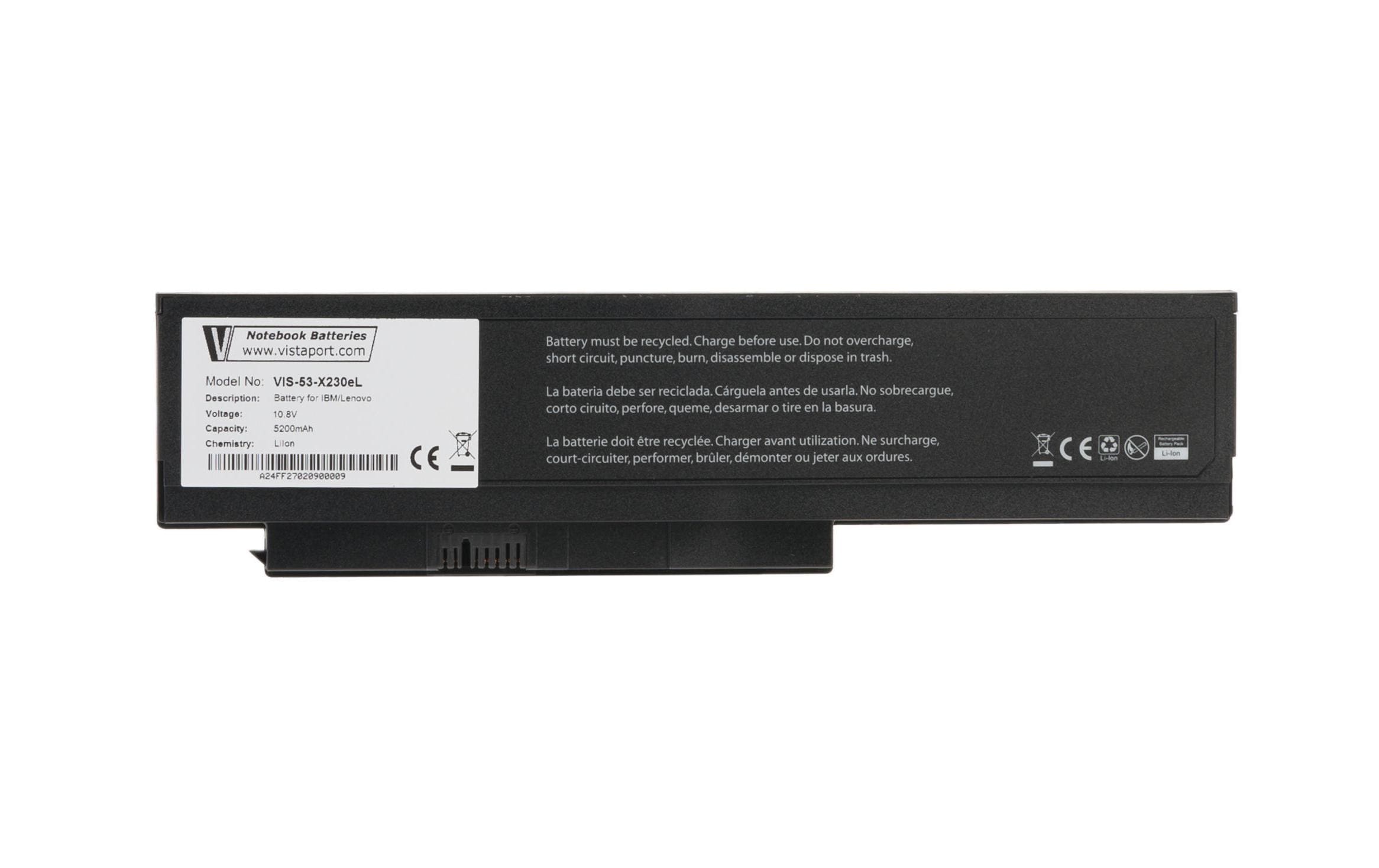 Vistaport Notebook Batteries für Lenovo