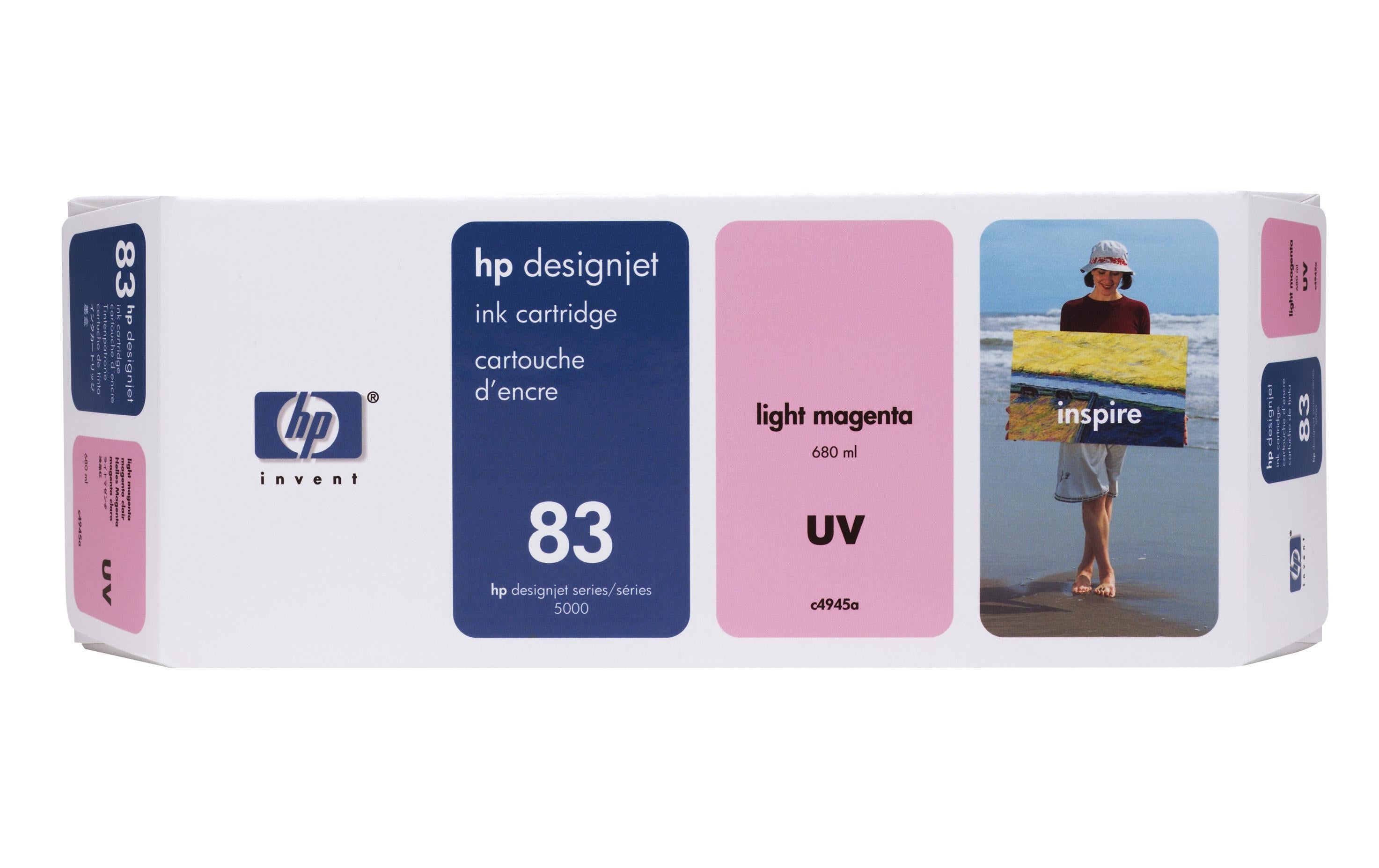 HP Tinte Nr. 83 Magenta hell UV (C4945A)