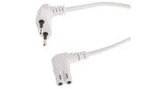 Netzkabel Euro T26 - C7, 2 m weiss