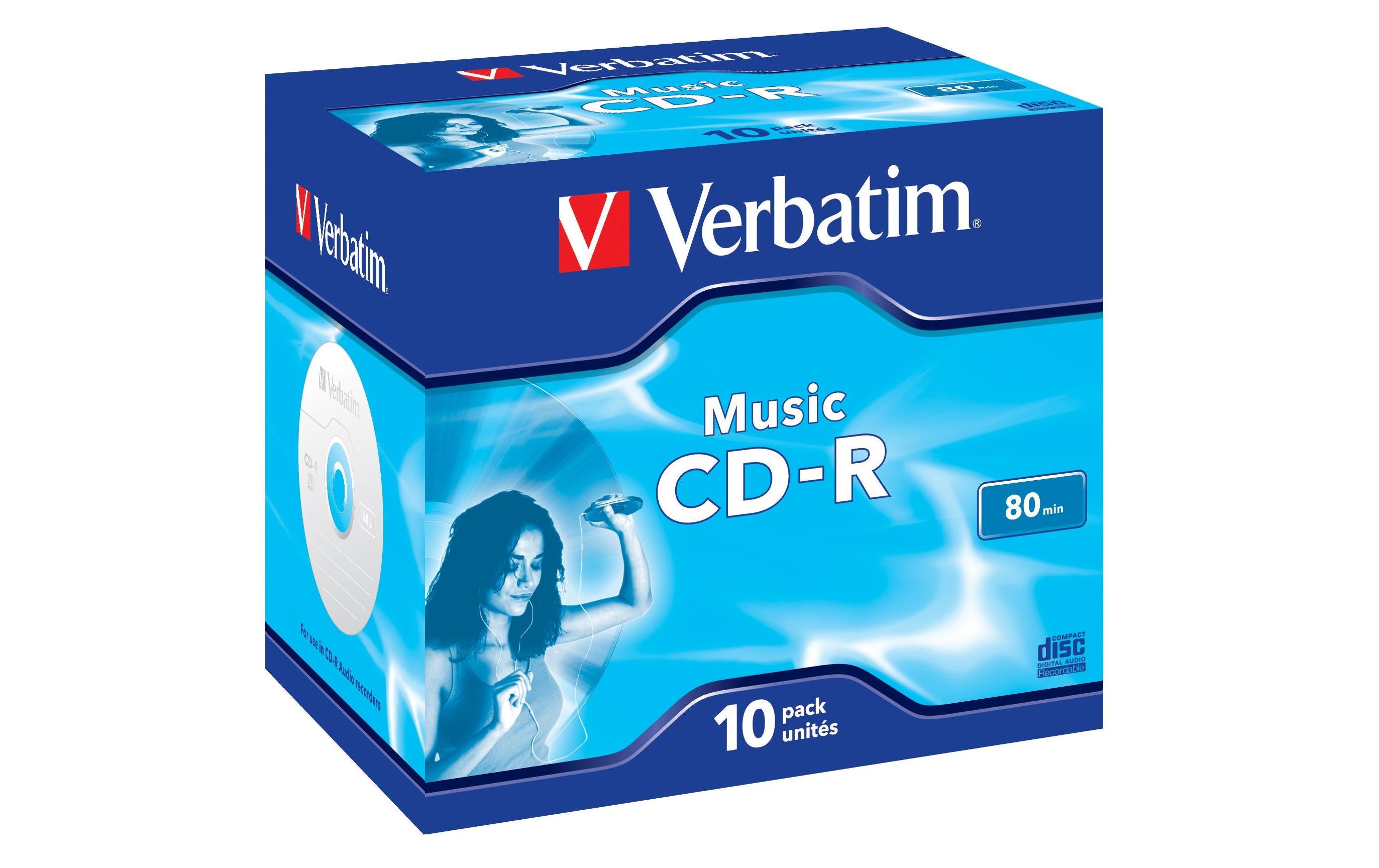 CD-R Audio Medien 10 Pack 700MB/80Min.
