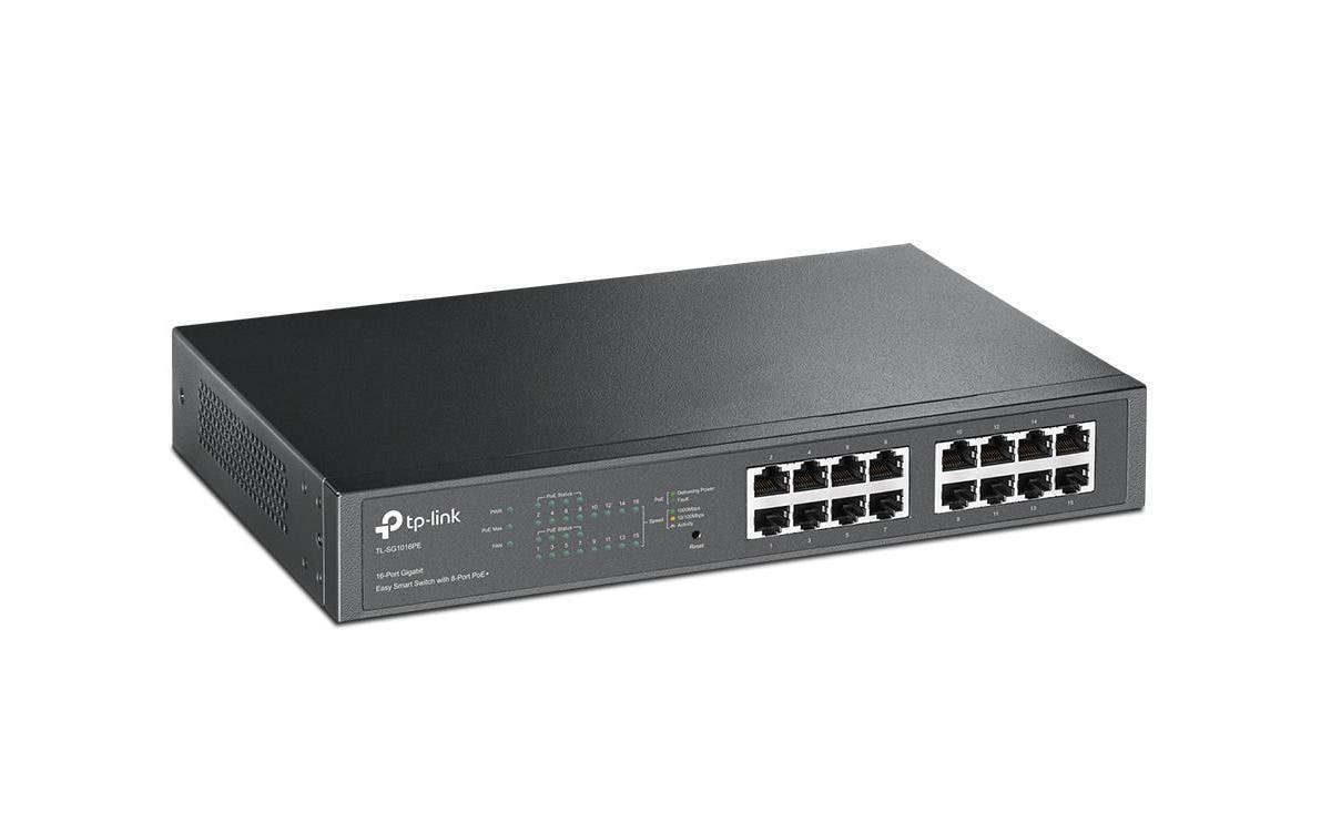 TP-Link TL-SG1016PE: 16Port, 8 PoE ports