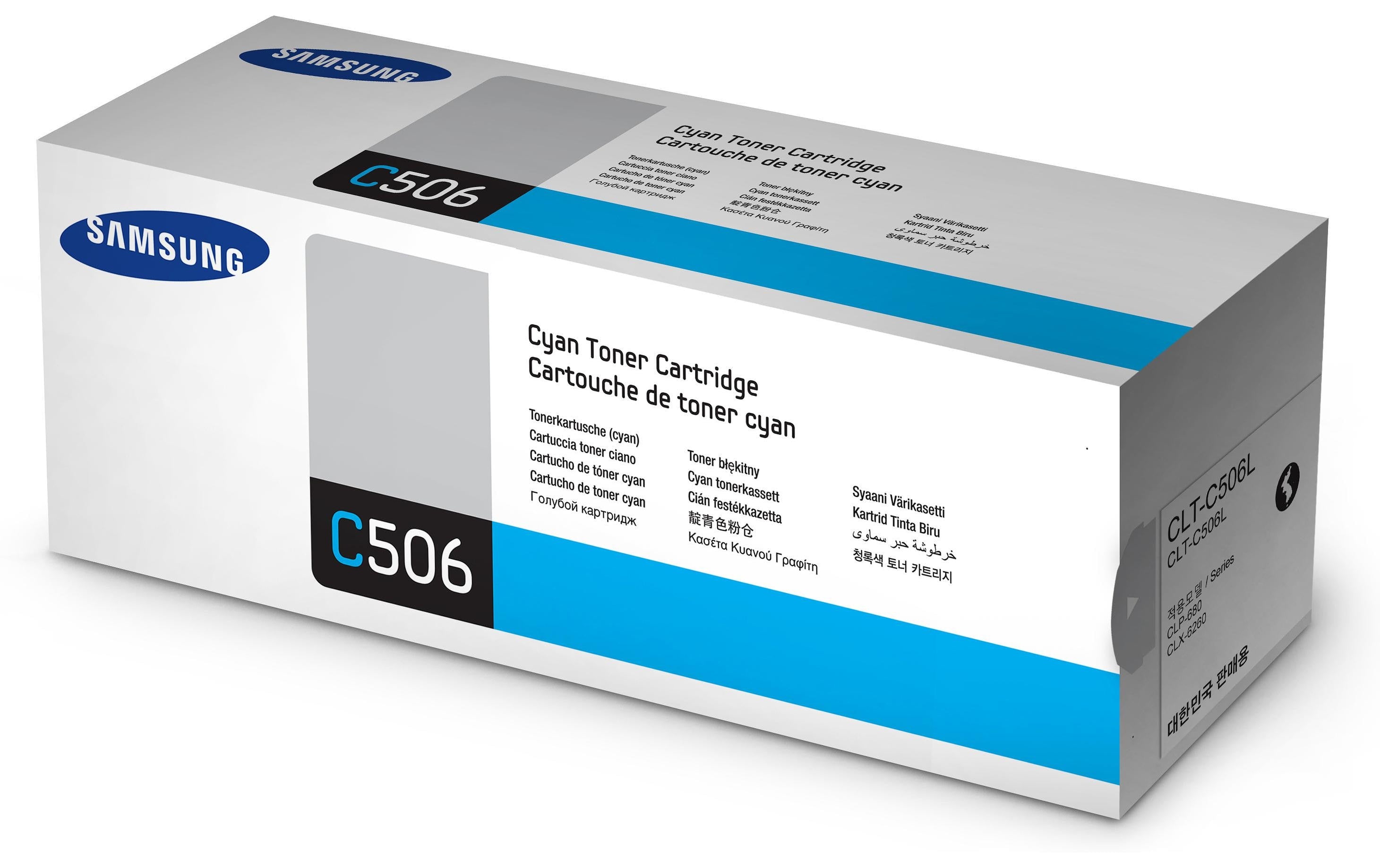Samsung HP Toner CLT-C506L Cyan SU038A