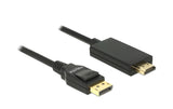 Delock DisplayPort - HDMI Kabel, 2m