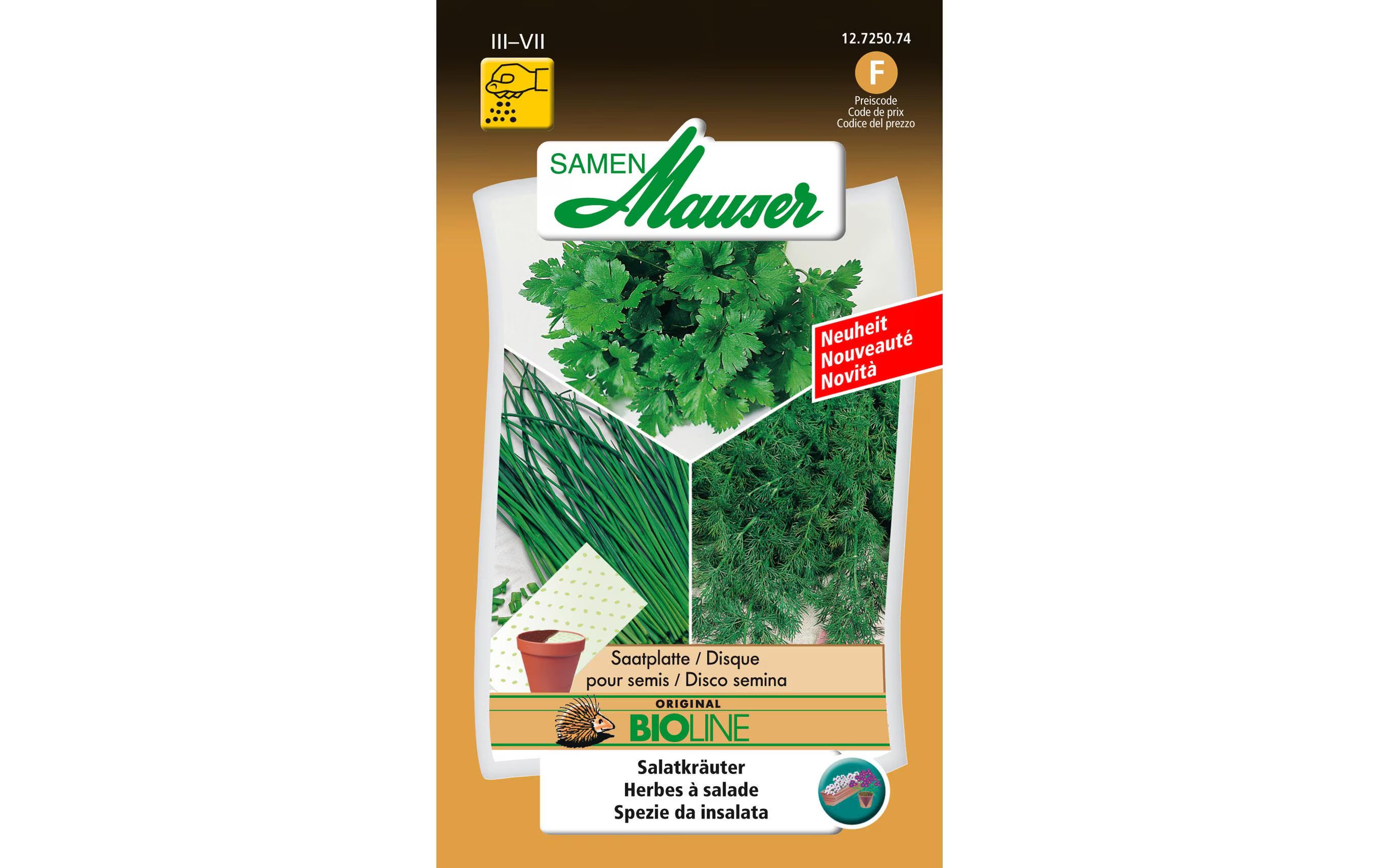 Saatmatte Salatkräuter BIO (40X15)