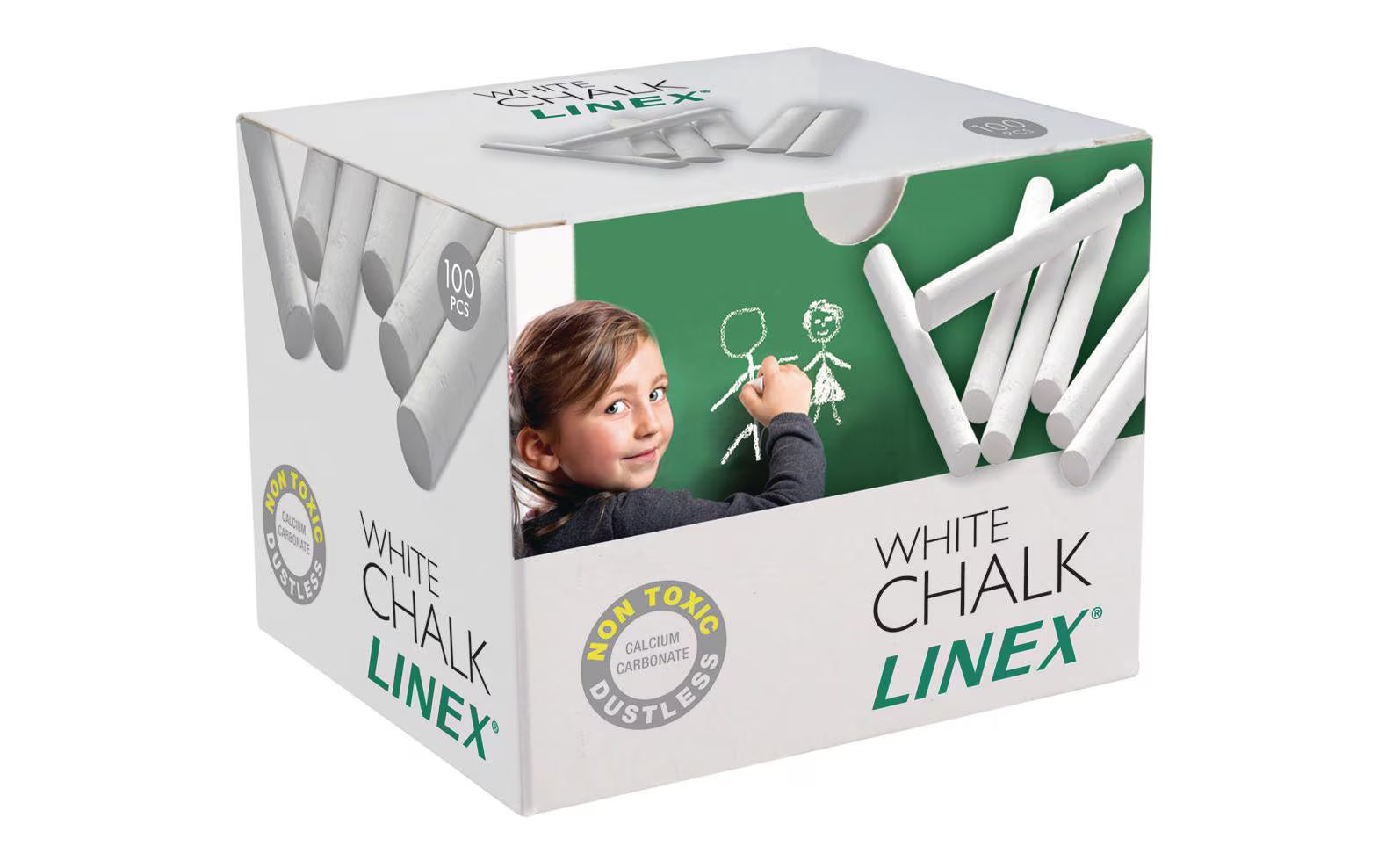 Linex weisse Kreide 100 Stück