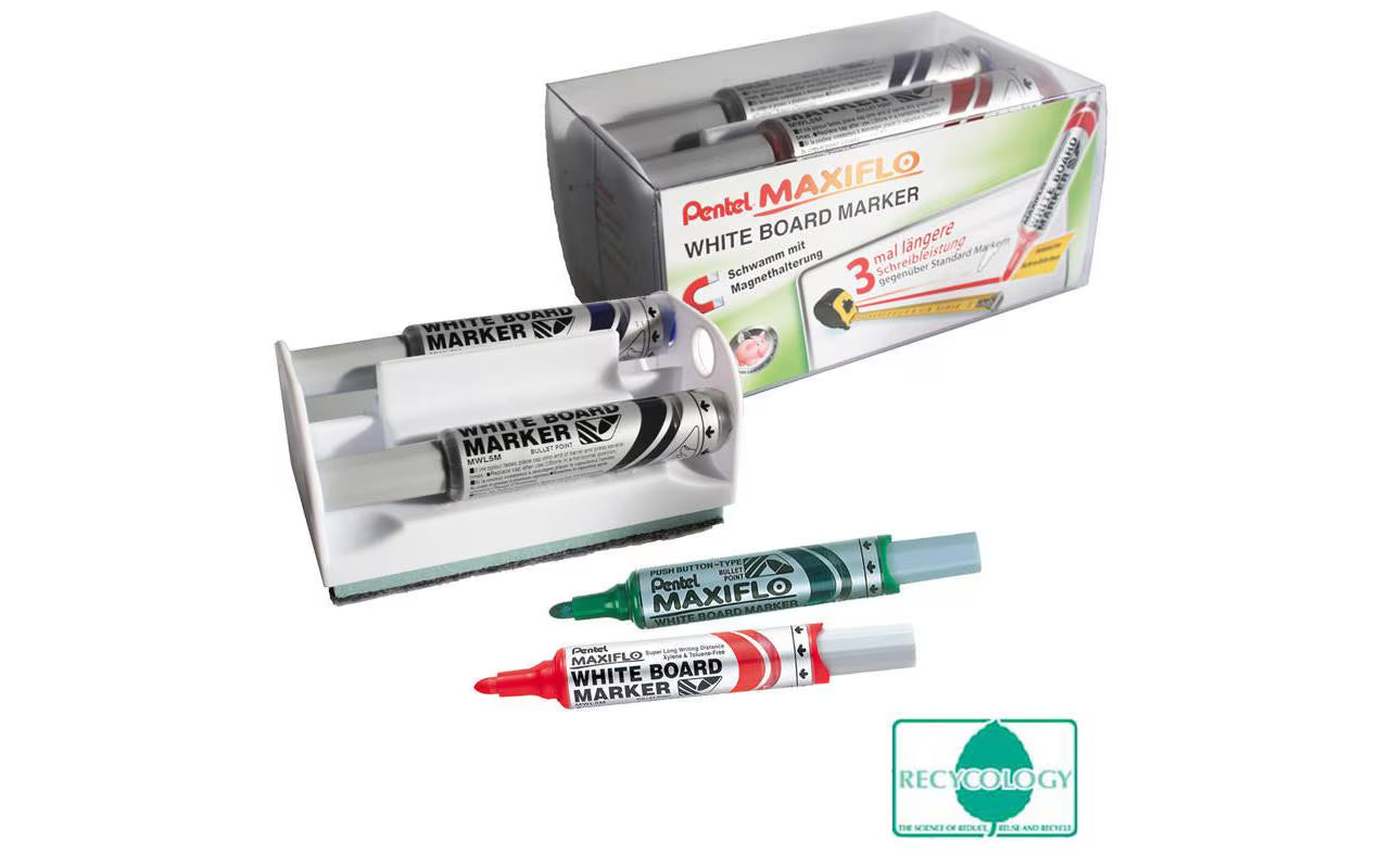 Pentel Whiteboardmarker MAXIFLO 4er Set