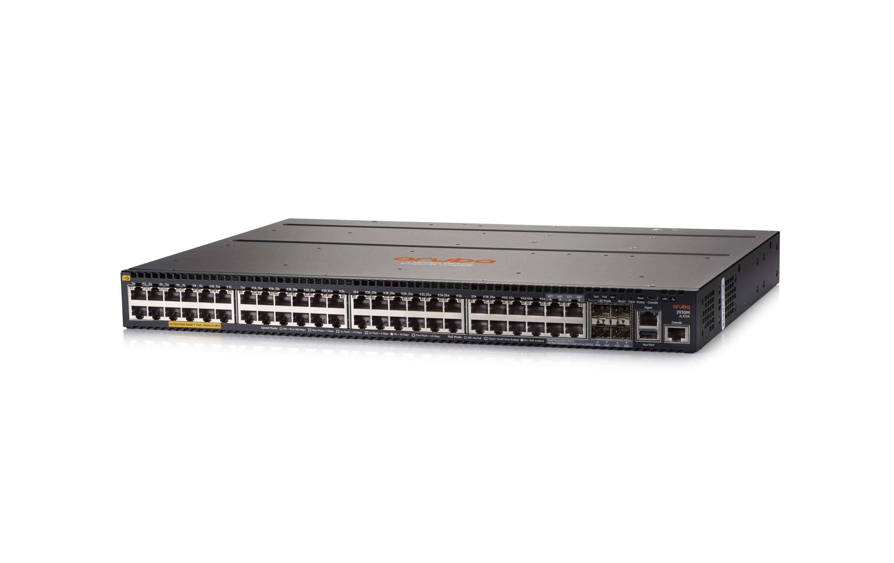 HP 2930M-48G-PoE+: 48 Port L3 Switch