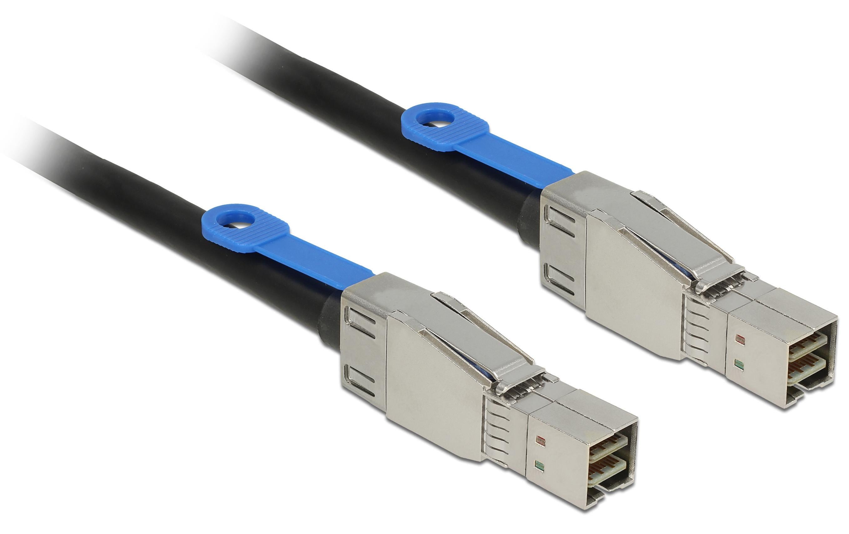 Delock SAS Kabel: SFF8644-SFF8644, 2m
