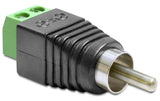 Delock Terminalblock Chinch Stecker
