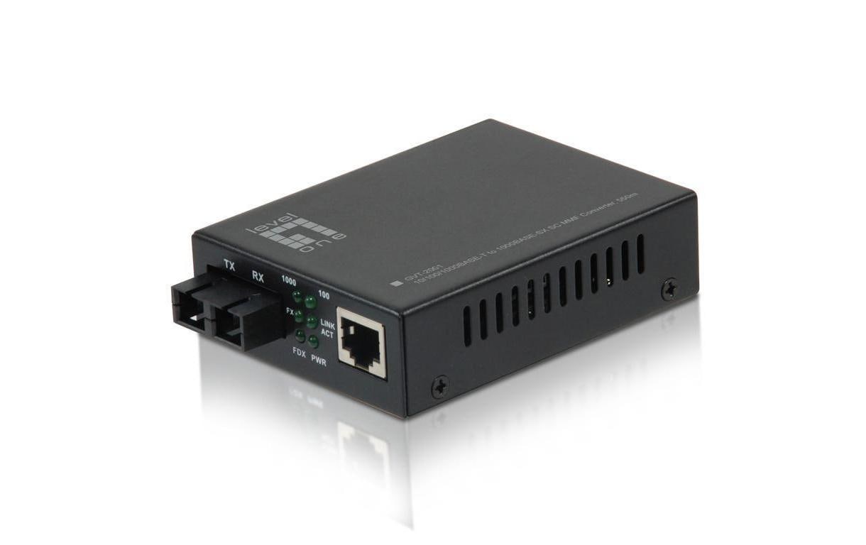 LevelOne GVT-2001: Media Konverter RJ45-SC