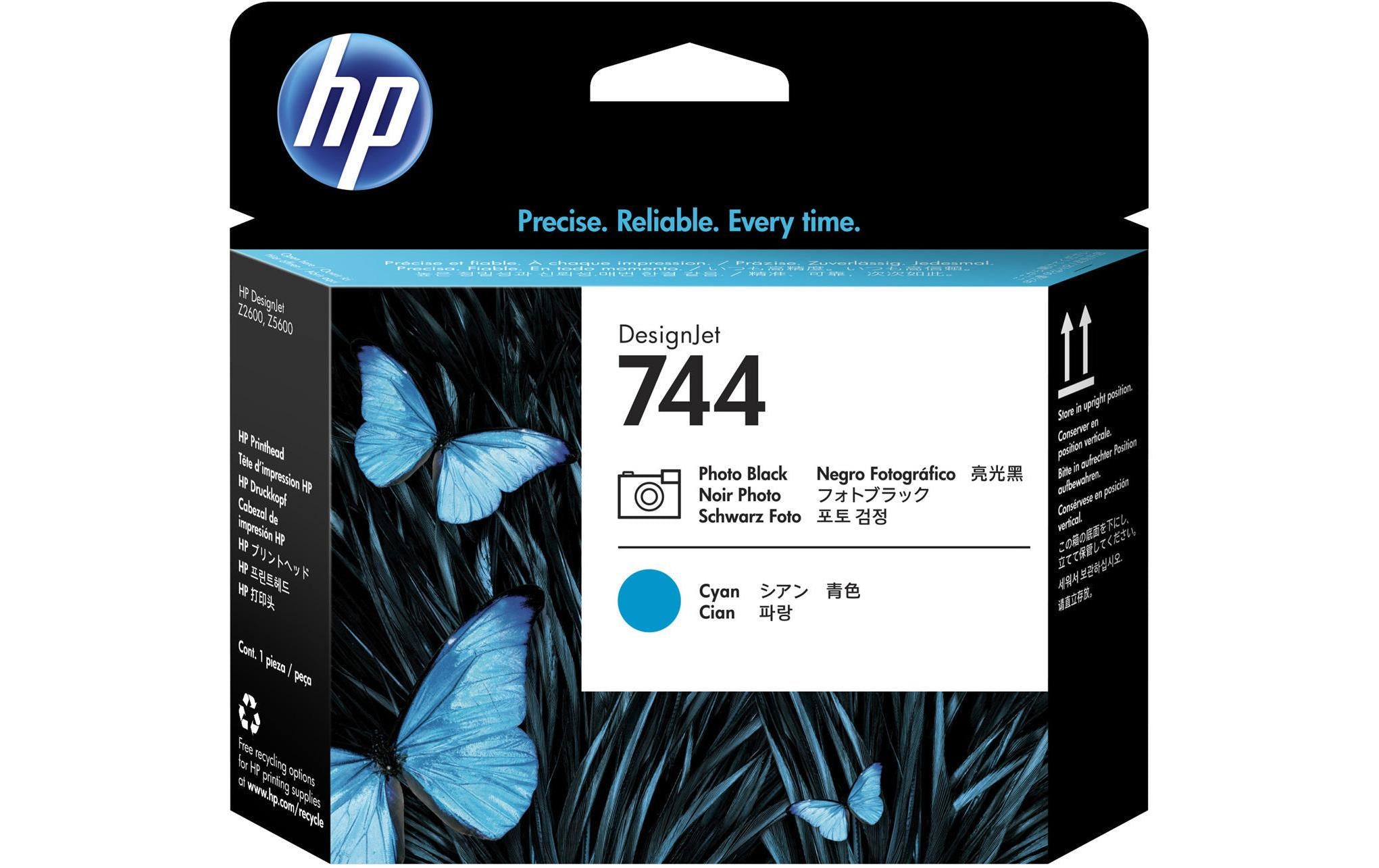HP Druckkopf Nr. 744 Ph.Black/Cyan (F9J86A)