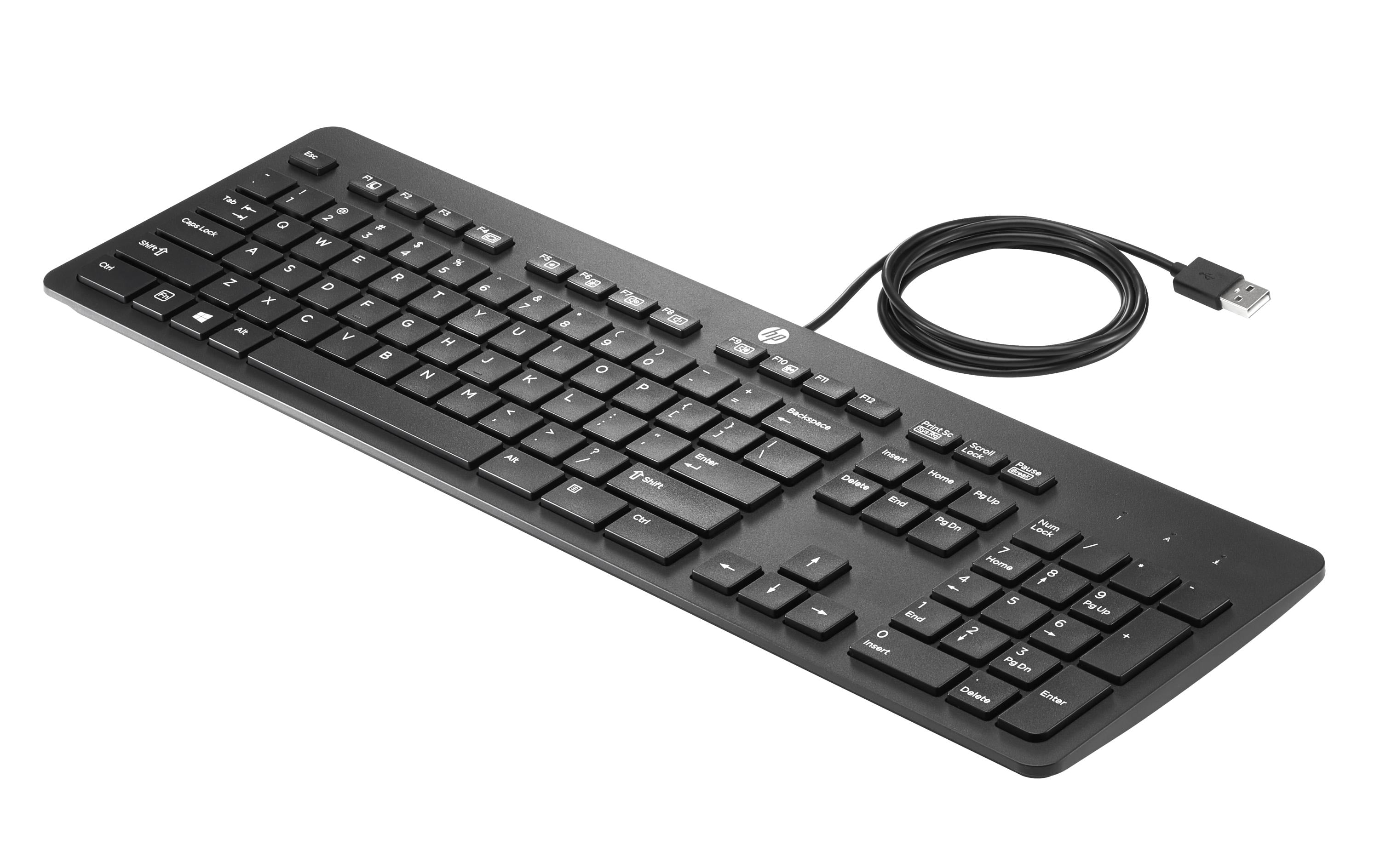 HP Tastatur Slim Business,USB,Swiss,Schwarz