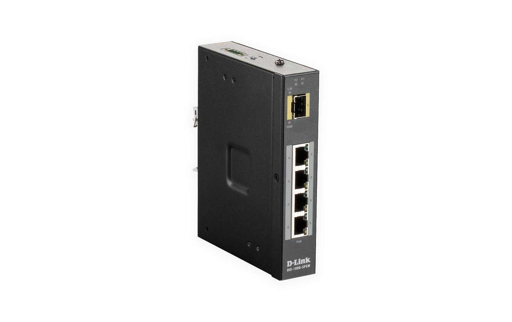 D-Link DIS-100G-5PSW 5-Port Unmanaged