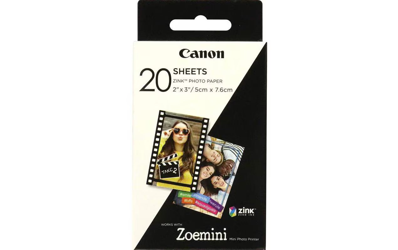 Canon ZINK Fotopapier 20 Blatt