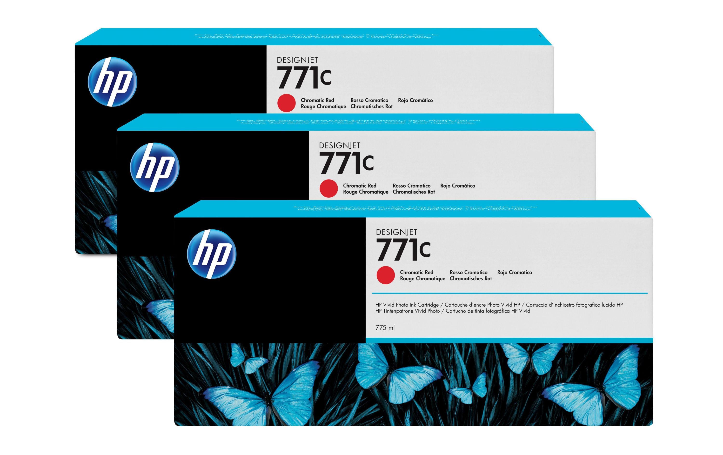 HP Tinte Nr. 771C Chromatic Red (B6Y32A)