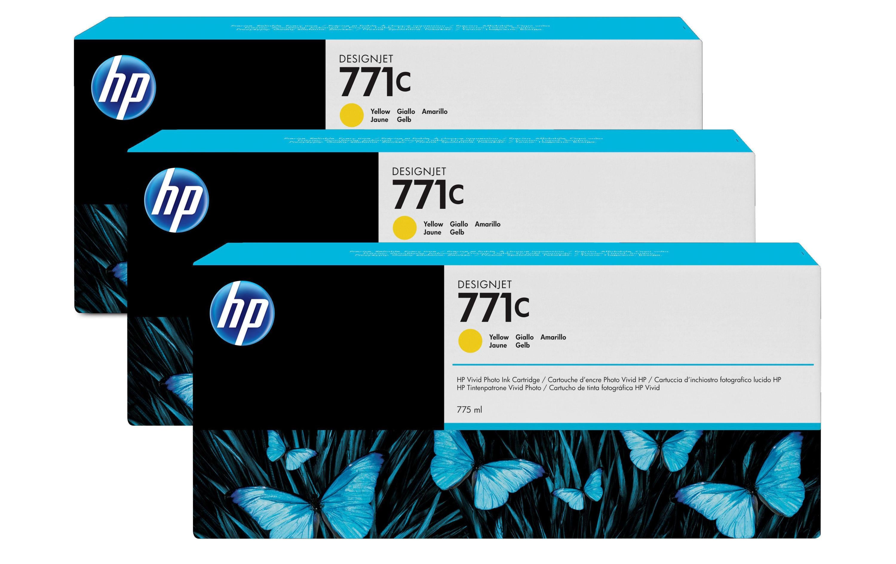 HP Tinte Nr. 771C Yellow (B6Y34A)