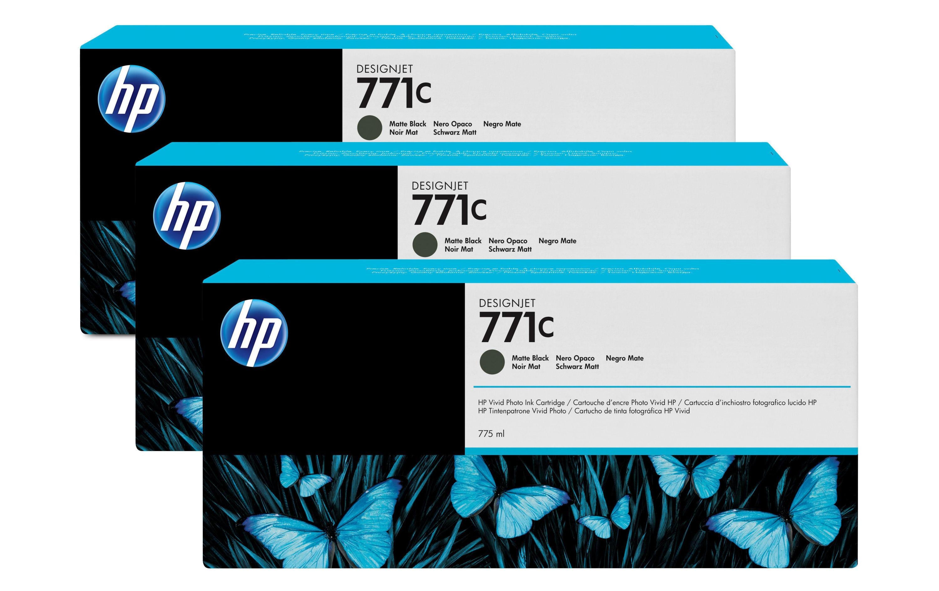 HP Tinte Nr. 771C Matte Black (B6Y31A)