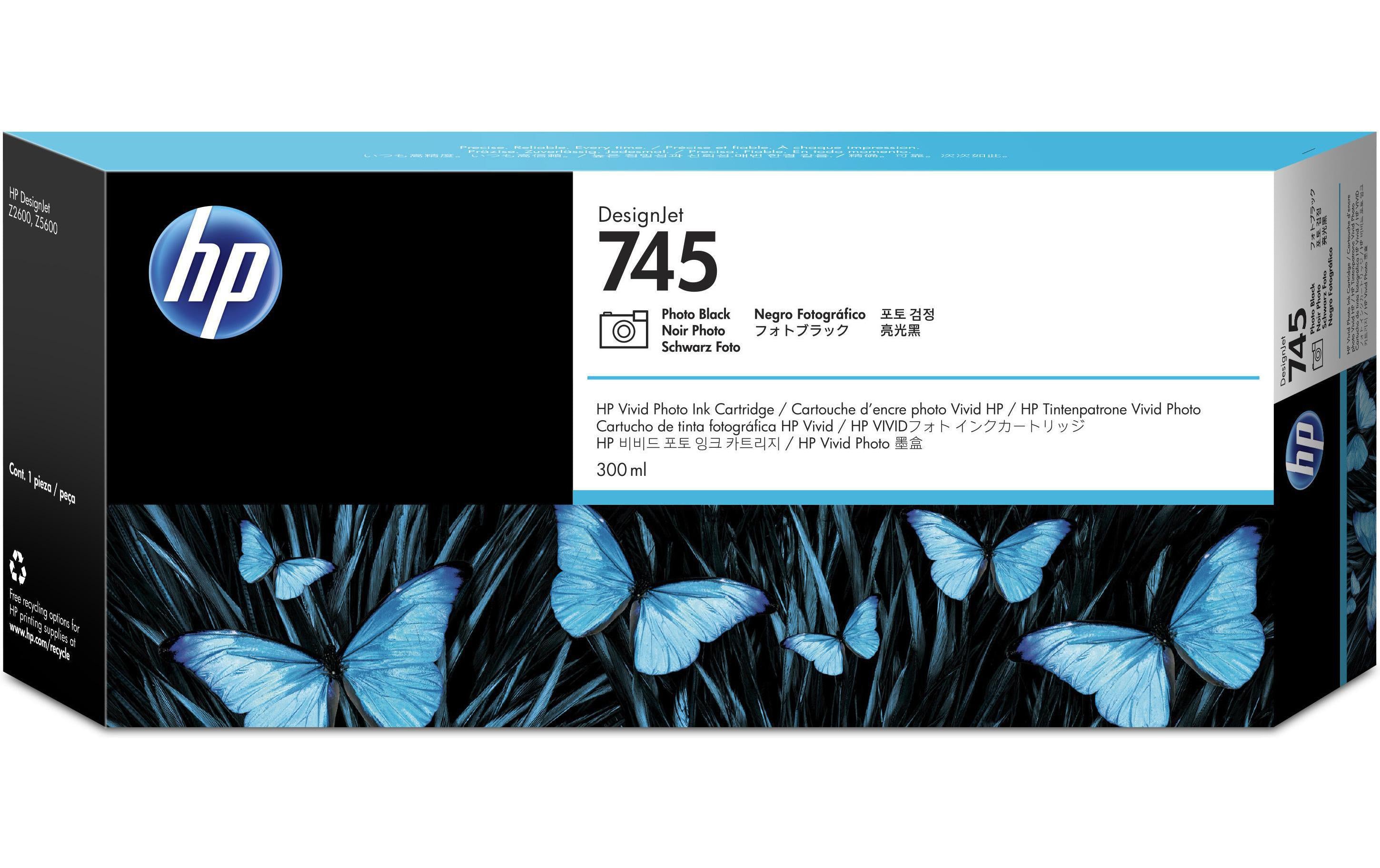 HP Tinte Nr. 745 Foto Black (F9K04A)