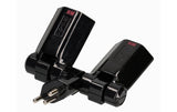 Abzweigstecker Clip-Clap 2xTyp13, schwarz
