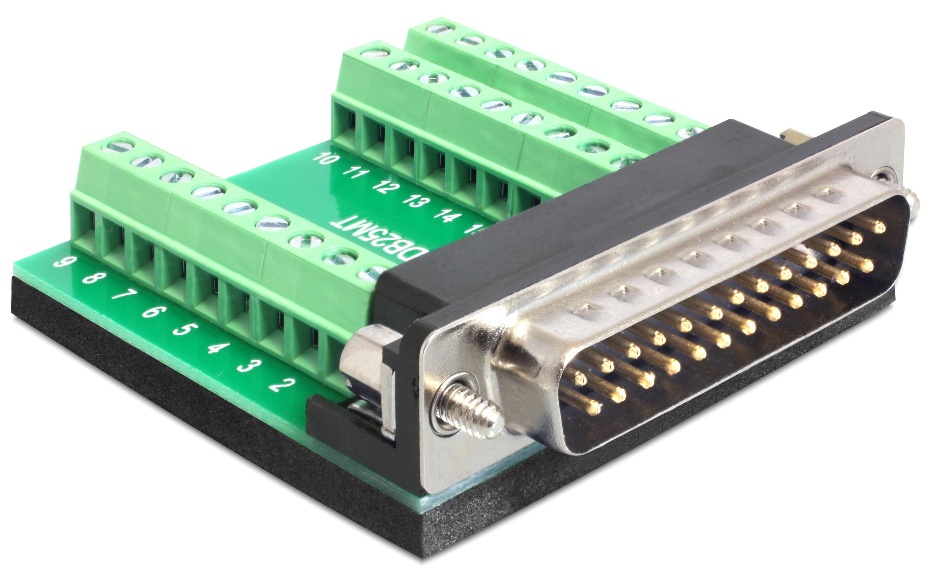 Delock Terminalblock DB25 Stecker