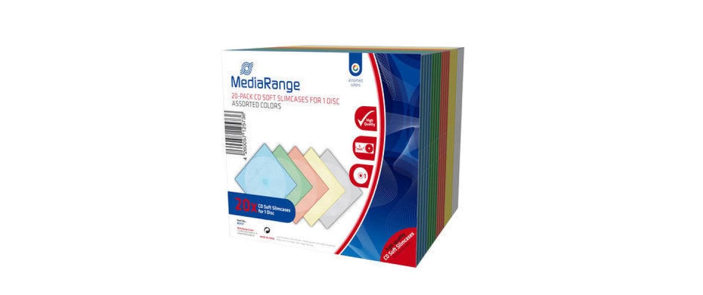 CD / DVD Retail Pack 20er Slimcase Color