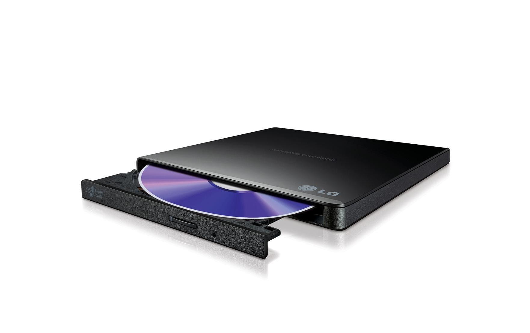 LG HLDS DVDRW 8x Slim USB retail schwarz