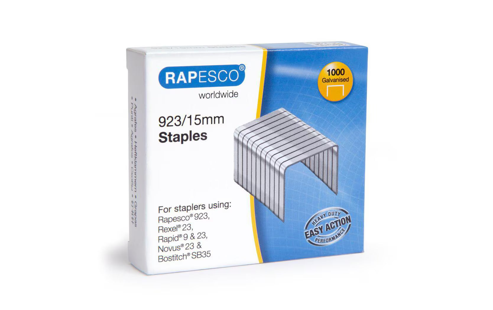 Rapesco 923/15mm Heftklammern