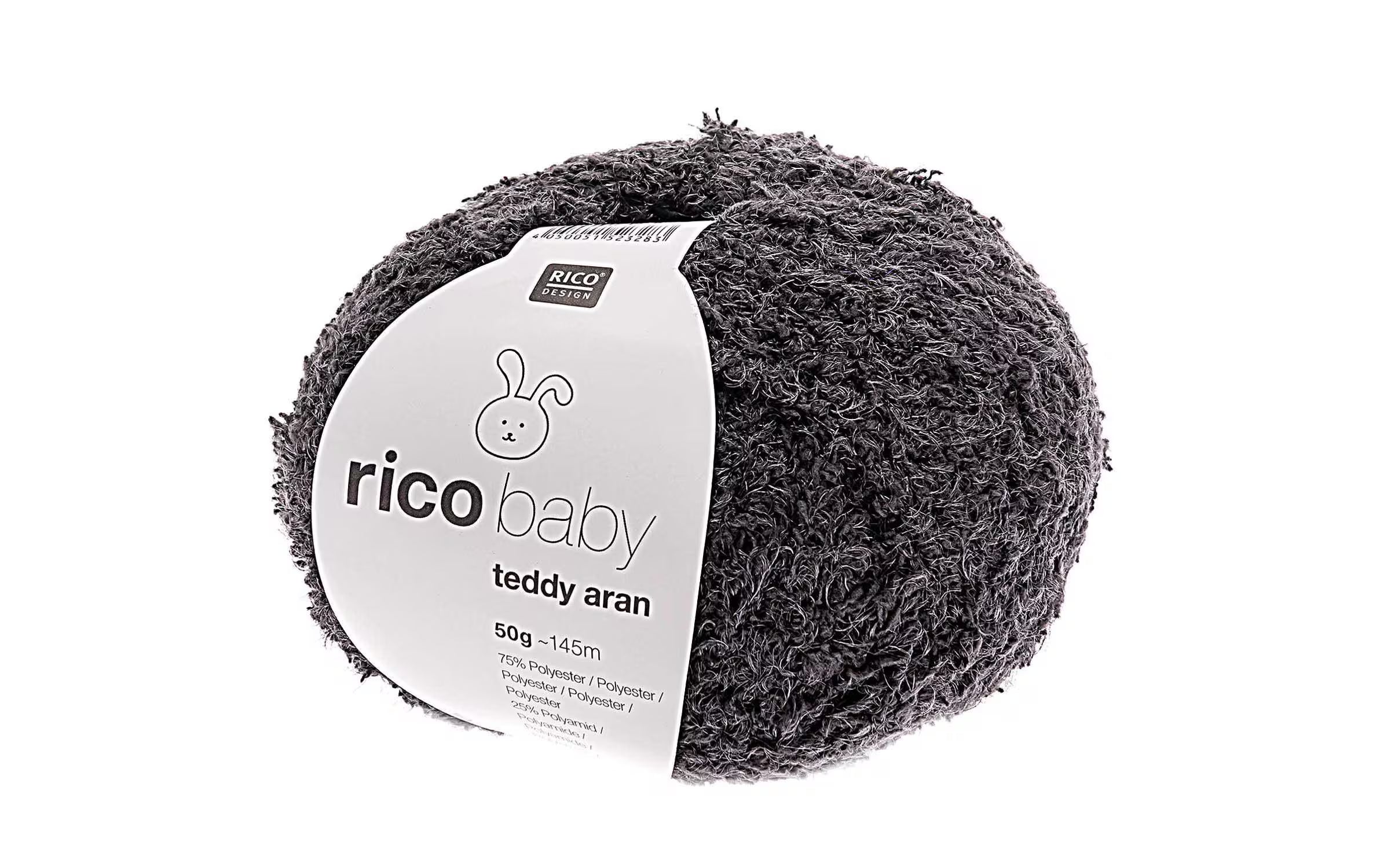 RICO Baby Teddy Aran, dunkelgrau