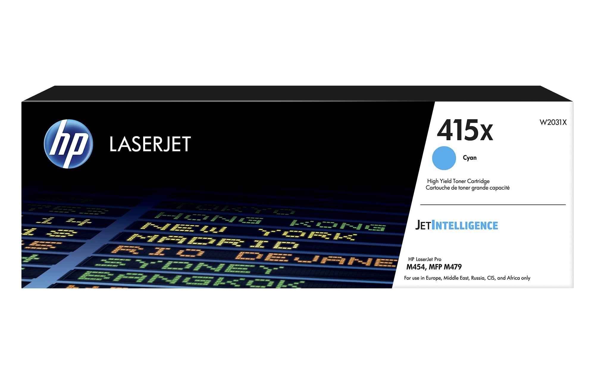 HP, Toner Nr. 415X (W2031X) Cyan
