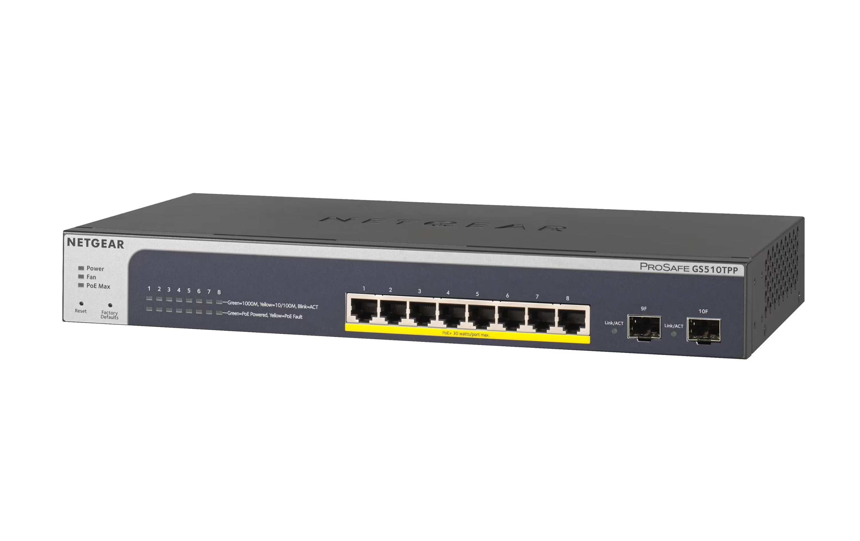 Netgear GS510TPP: 10 Port Smart Switch