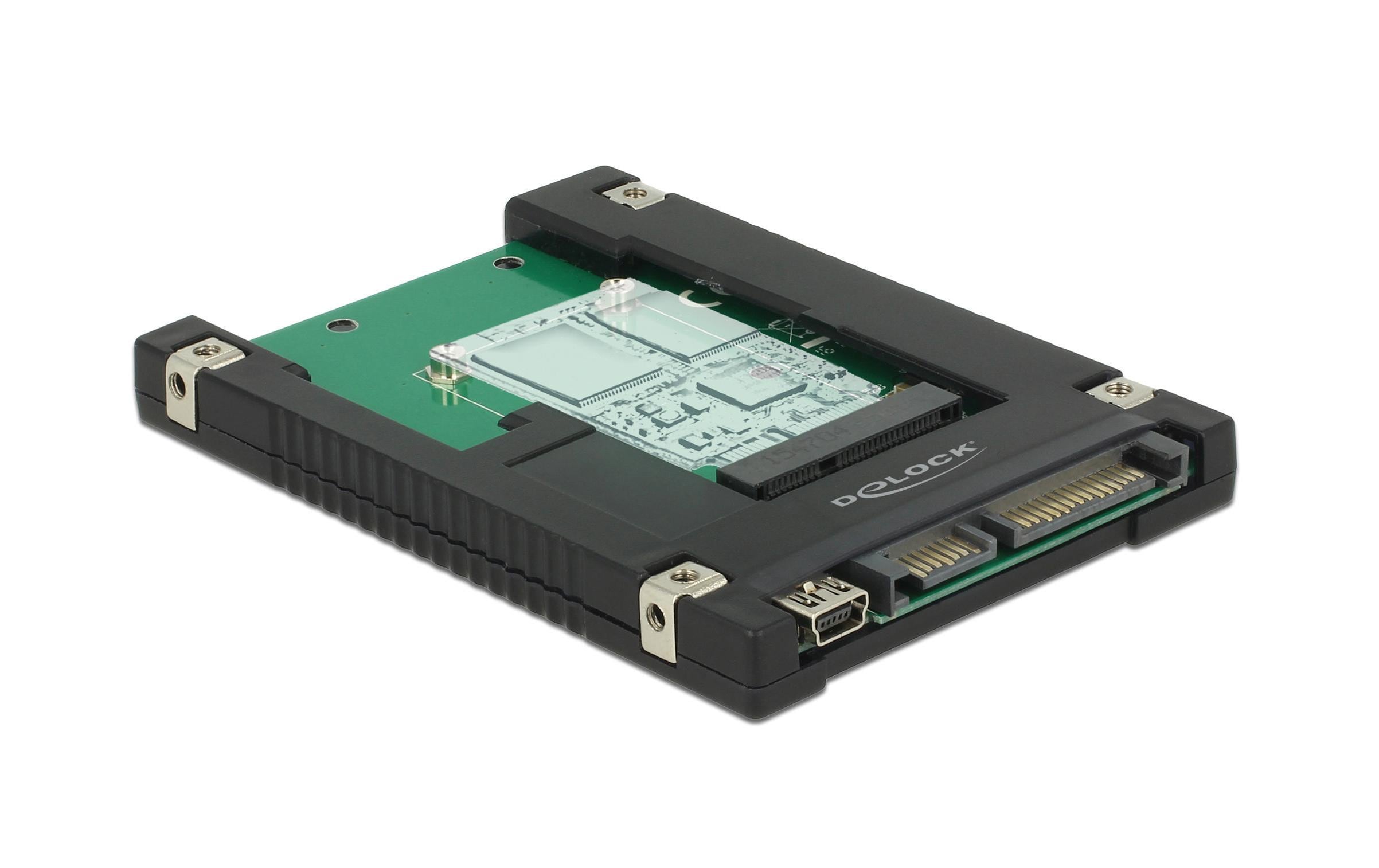 Delock mSATA zu SATA 2.5 Gehäuse