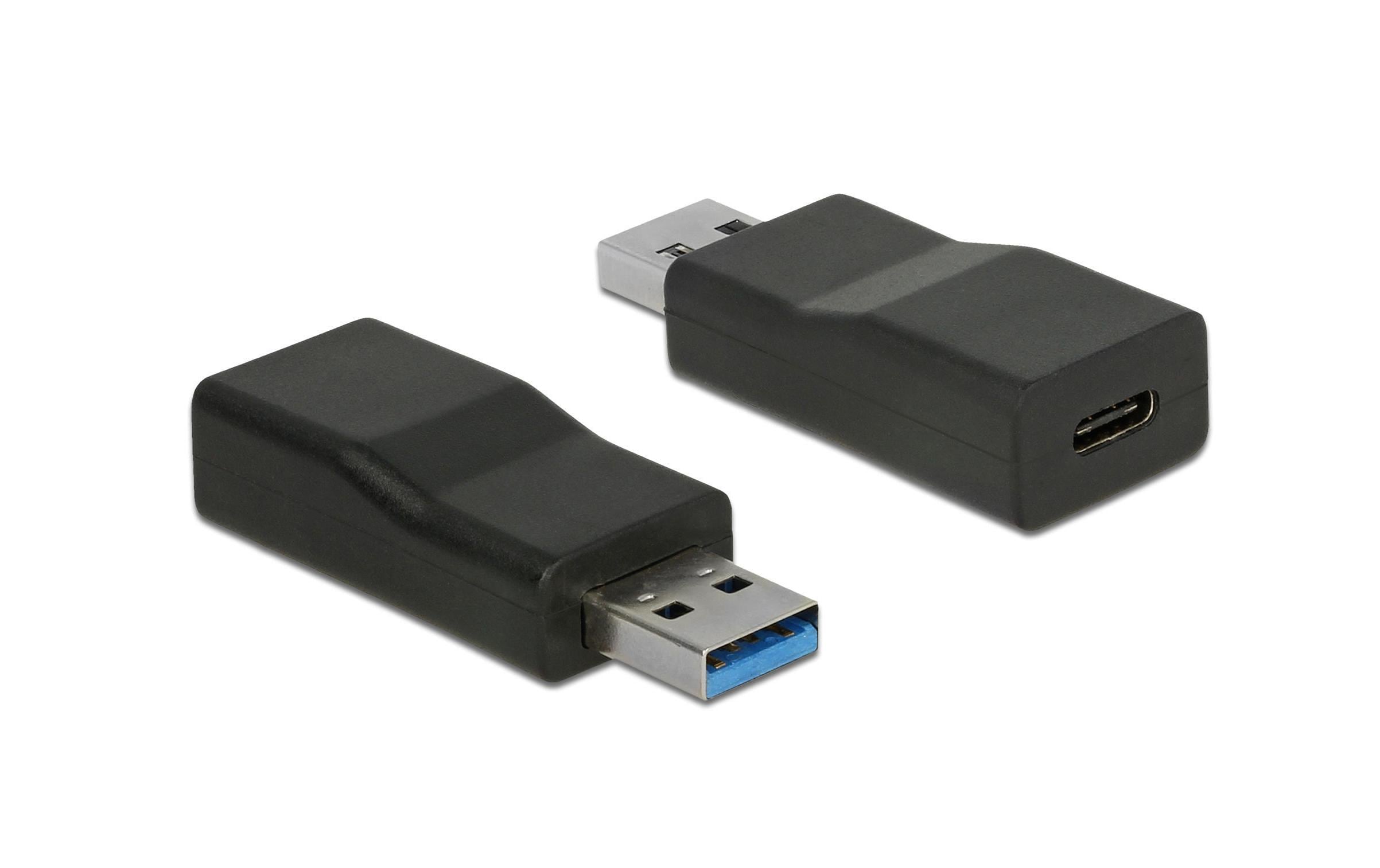 USB3.1 Adapter: A-Stecker zu C-Buchse