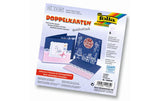 Folia Doppelkarten quadratisch 220 g/m2