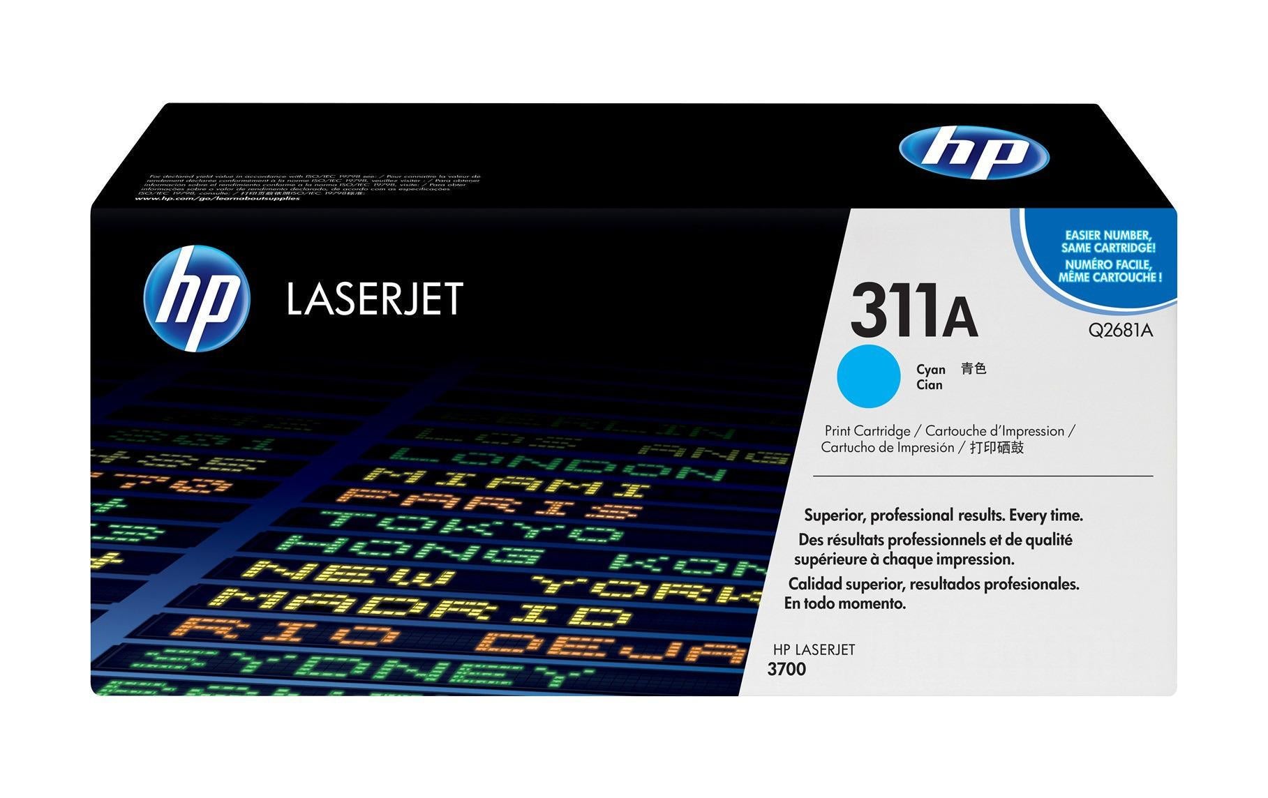 HP Toner 311A - Cyan (Q2681A)