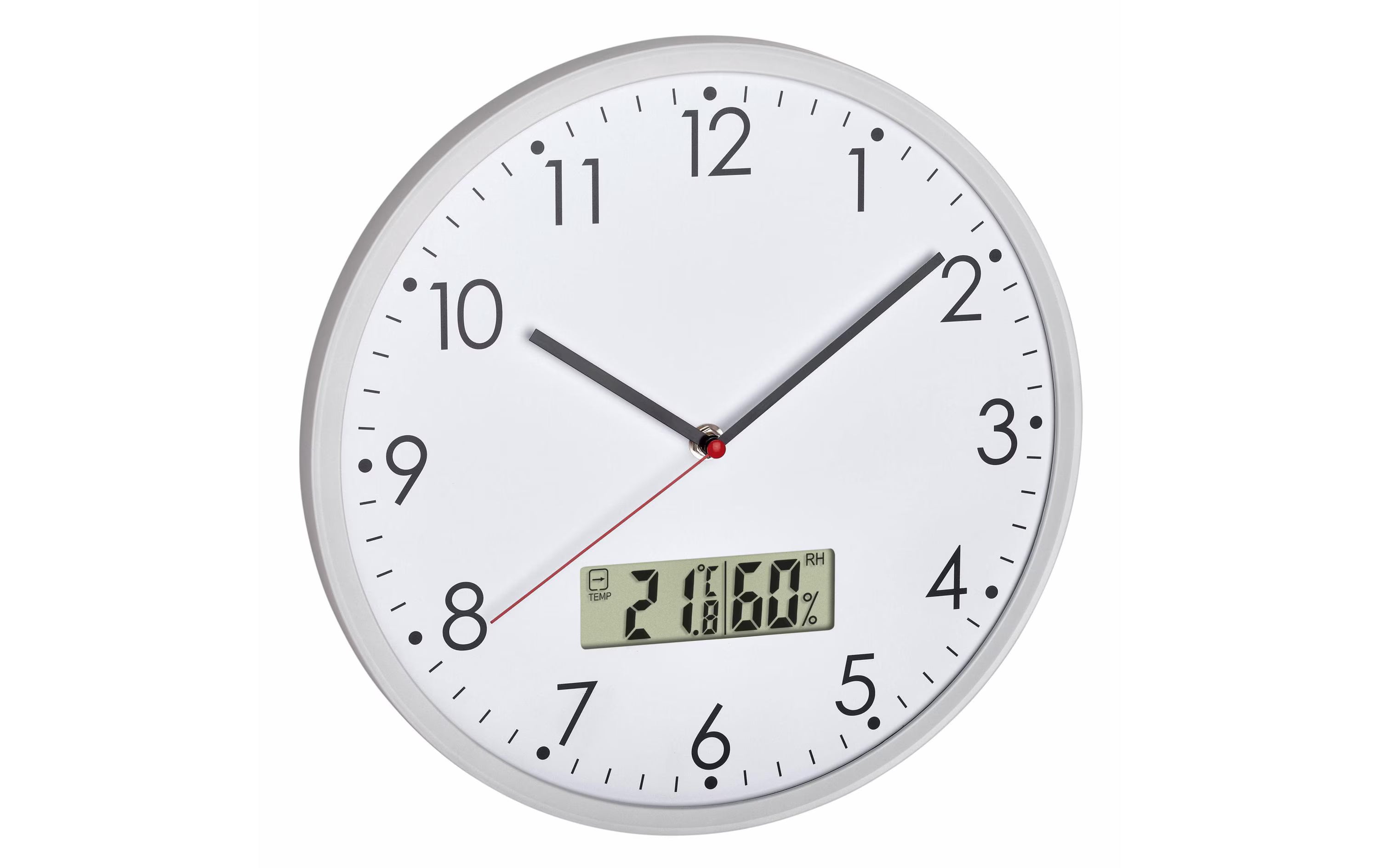 TFAWanduhr mit Thermometer