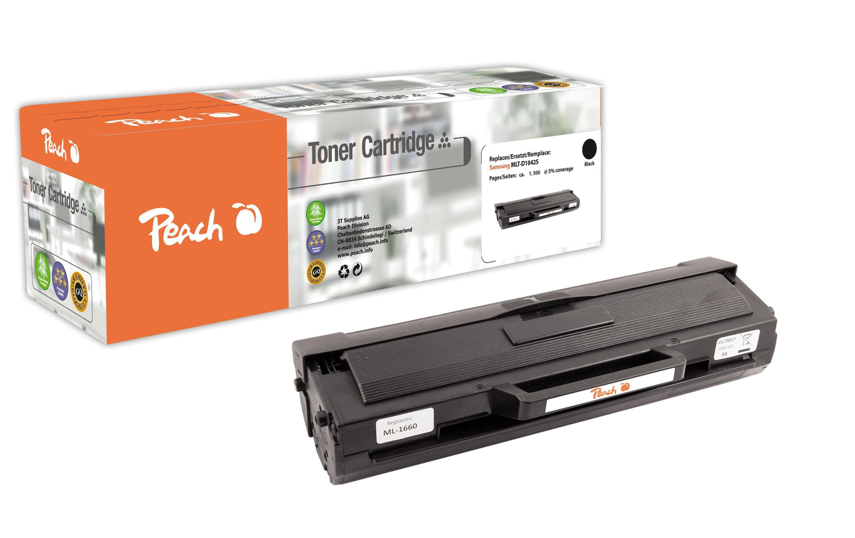 Peach Toner Samsung MLT-D1042 black