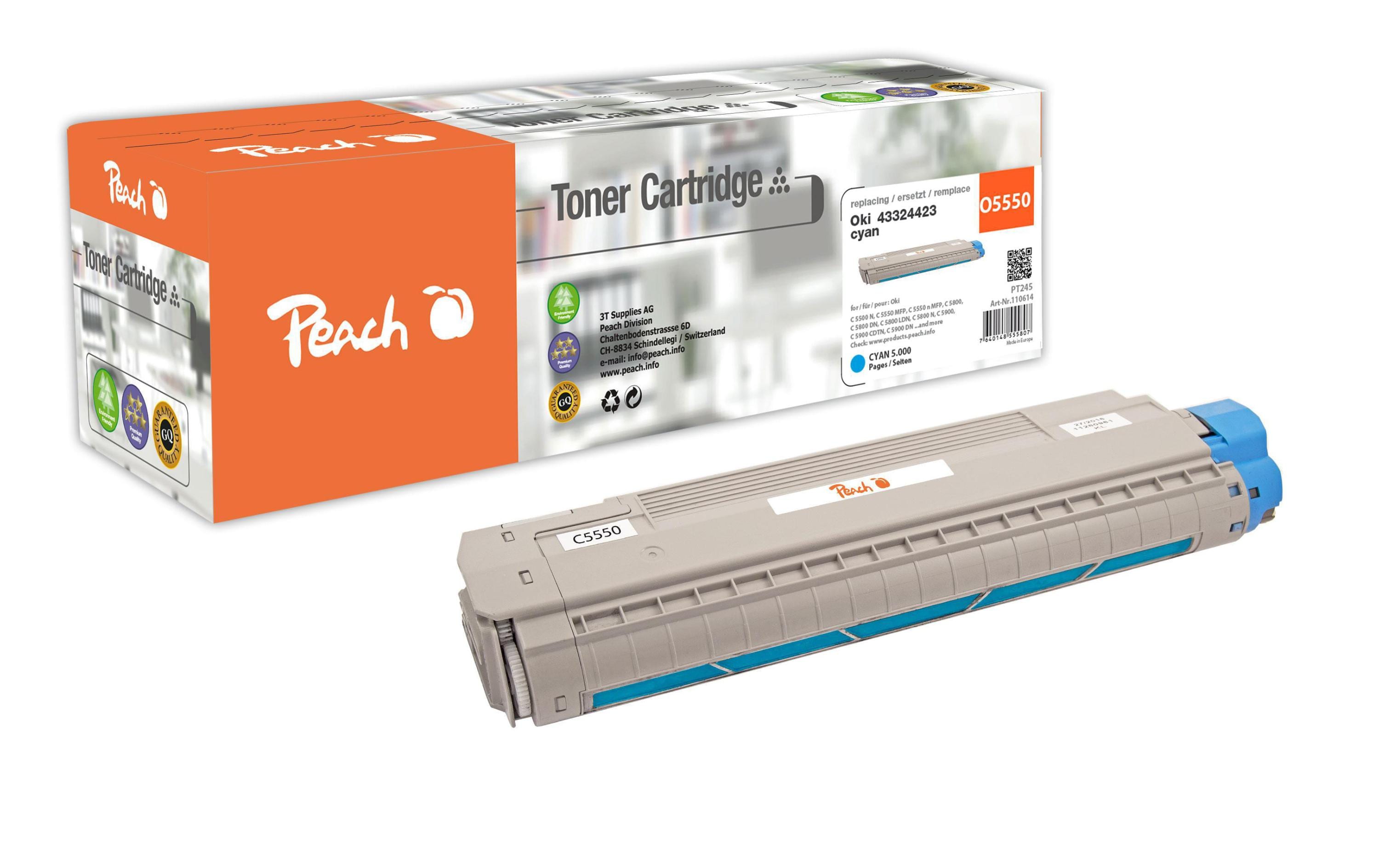 Peach Toner OKI 43324423