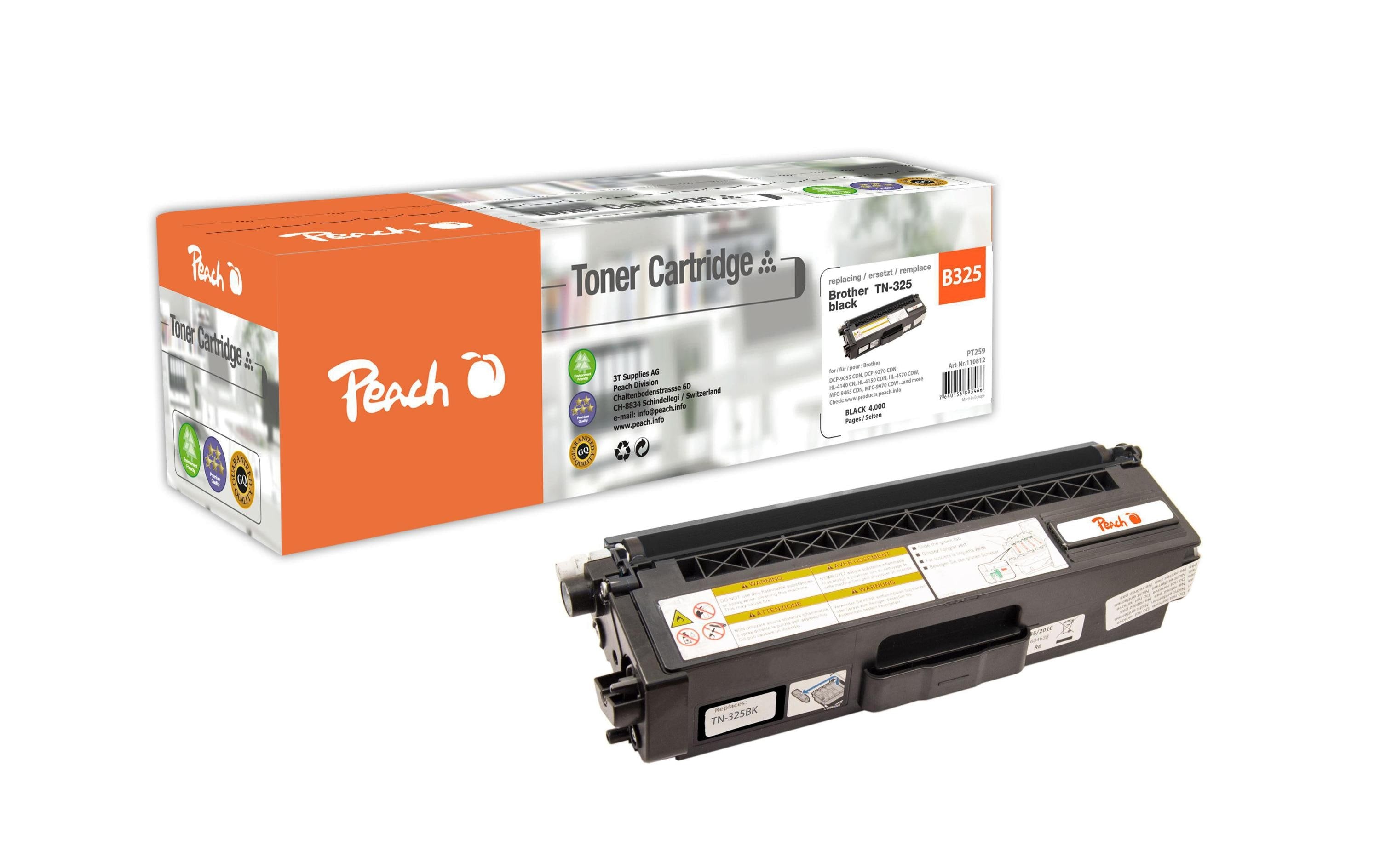 Peach Toner Brother TN-325BK