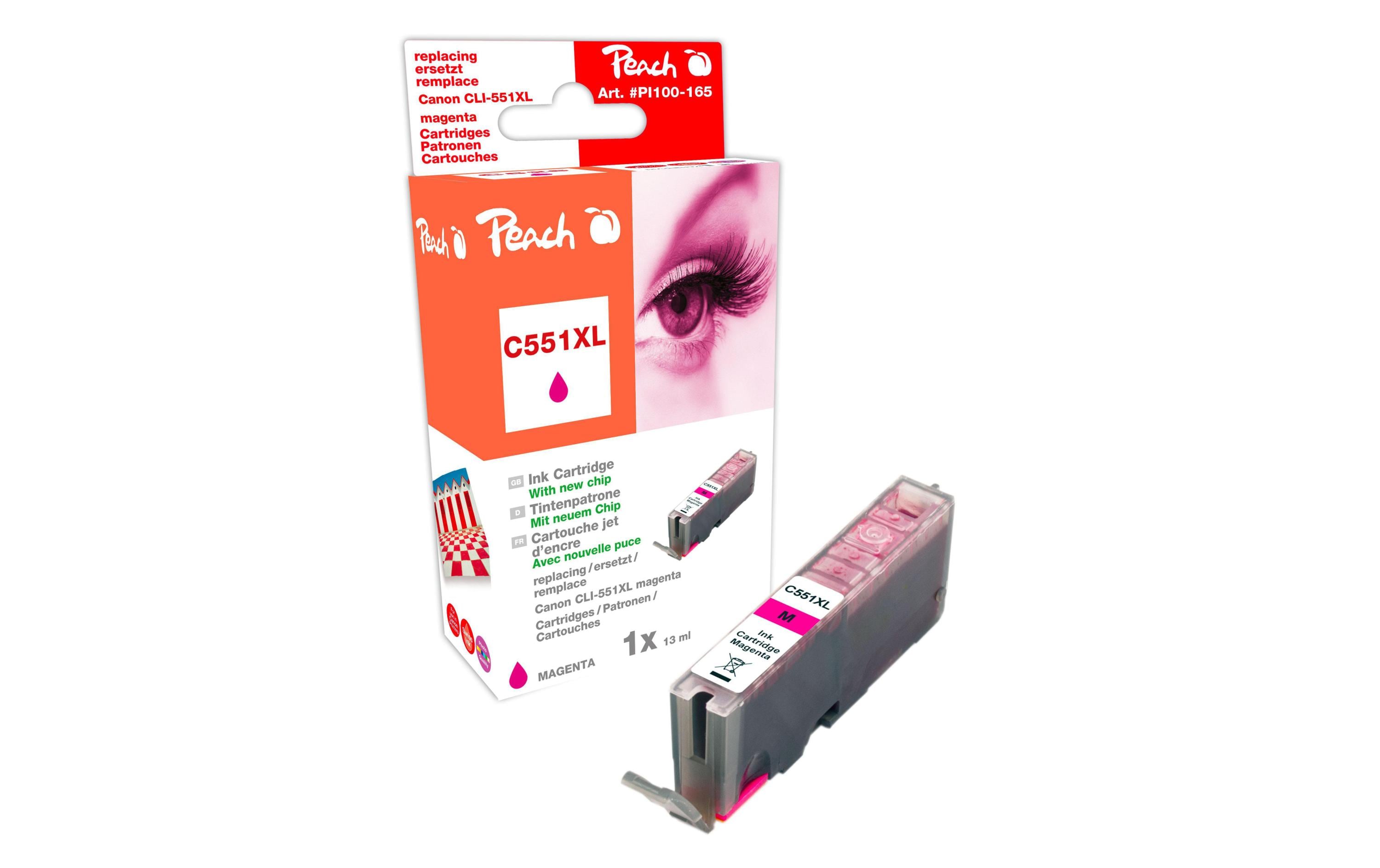Peach Tinte Canon CLI-551m magenta