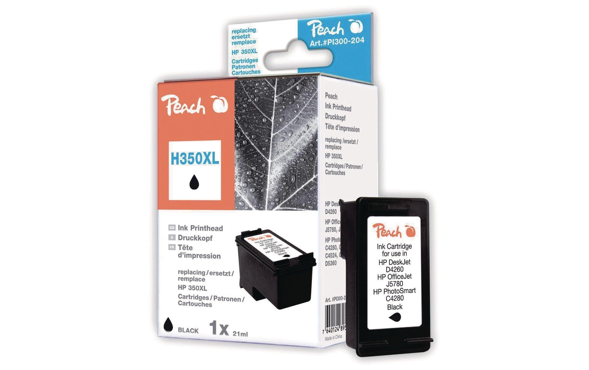 Peach Tinte HP CB336EE Nr. 350XL black