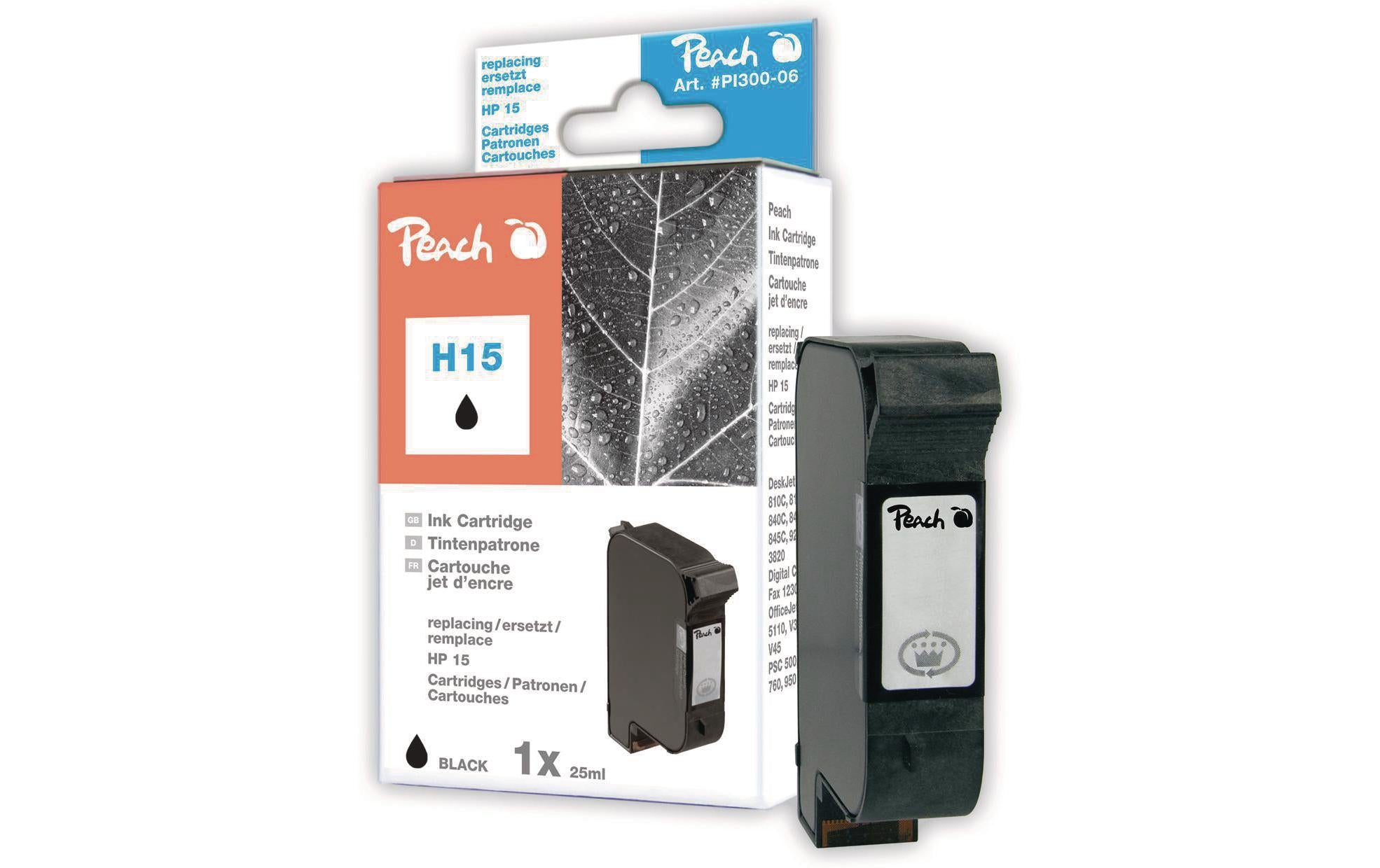 Peach Tinte HP C6615D Nr. 15 black