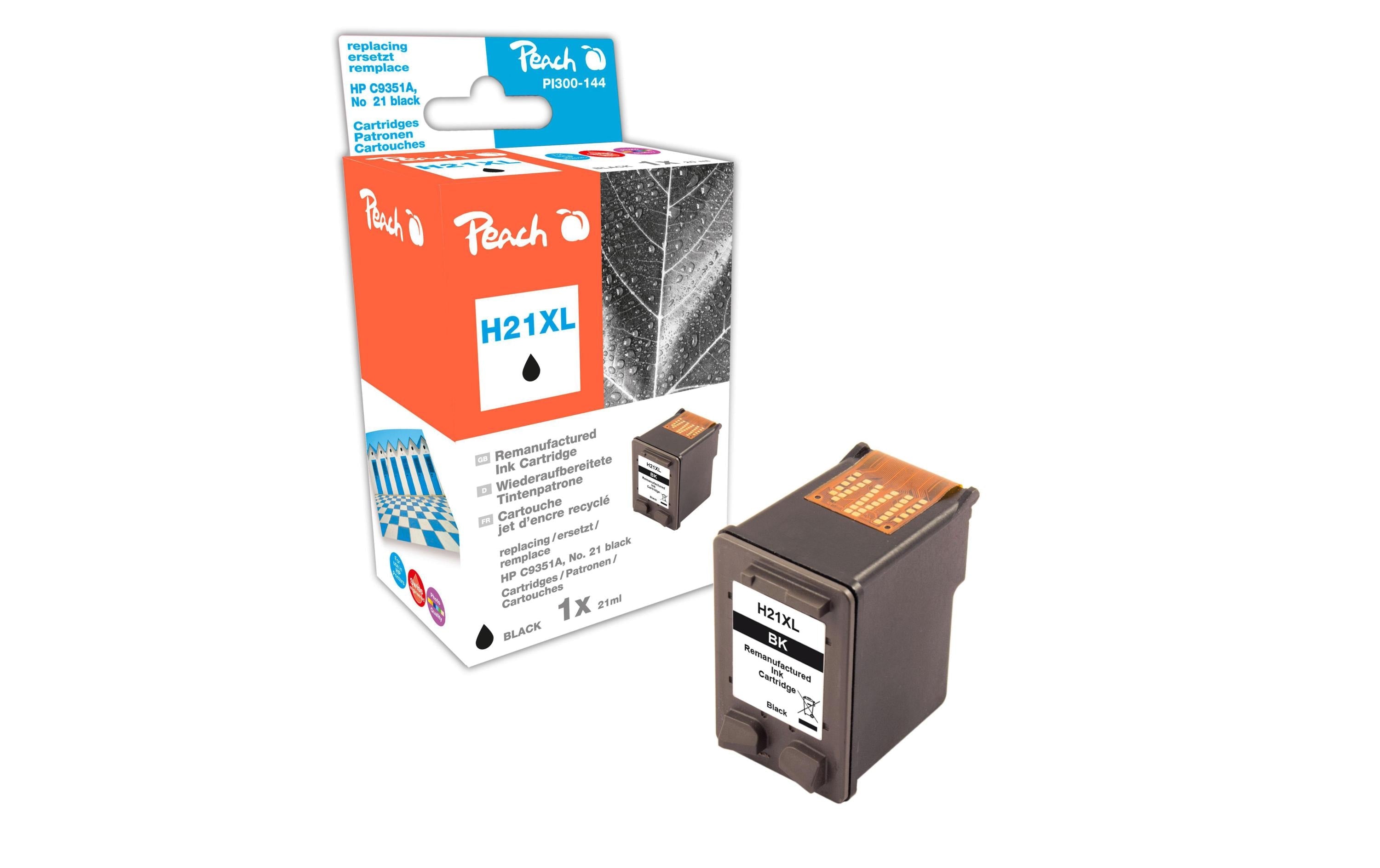Peach Tinte HP C9351AE Nr. 21XL black