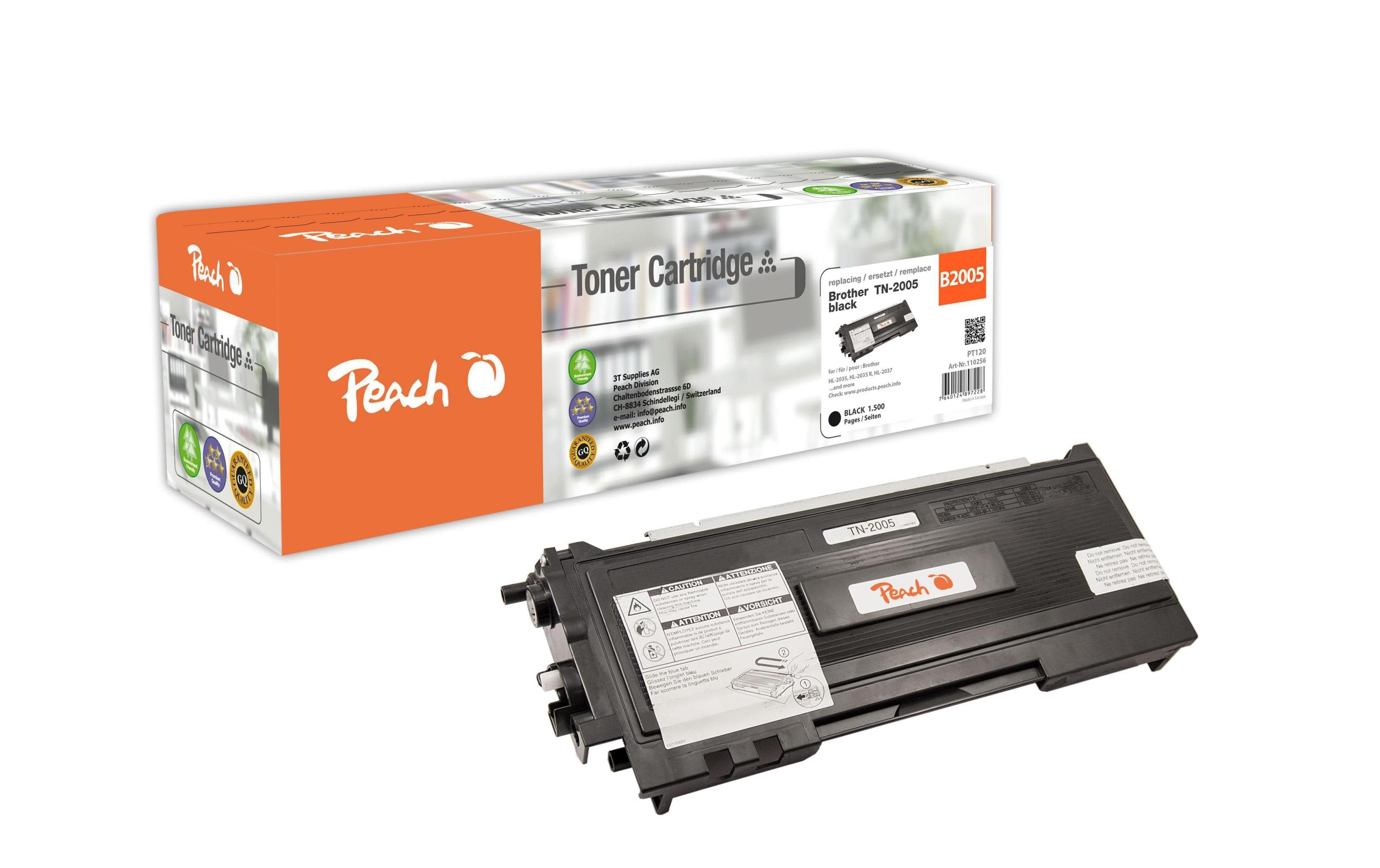 Peach Toner TN-2005 black 1500 Seiten