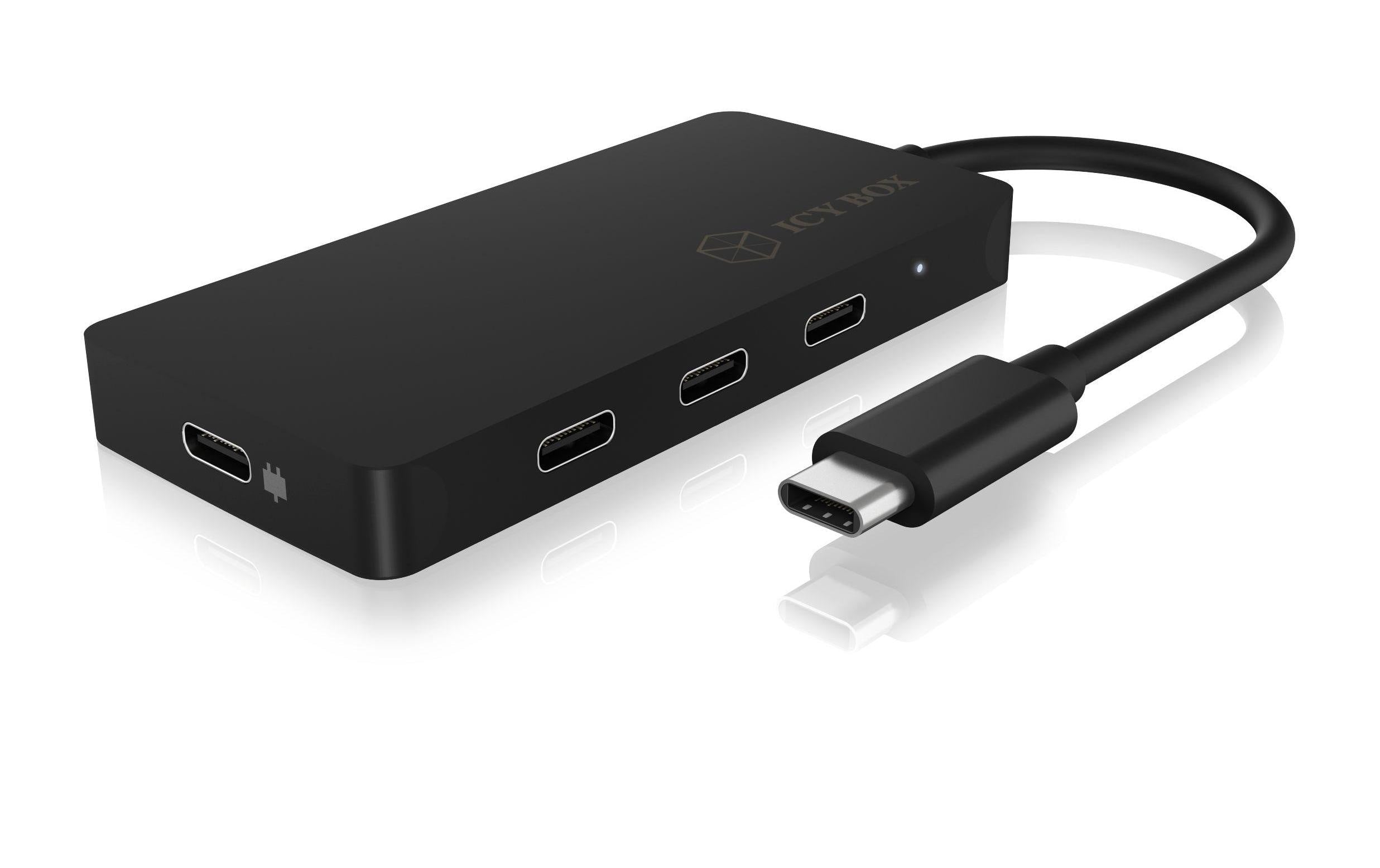 ICY BOX IB-HUB1429-CPD, 4xUSB3.1 TC, schw