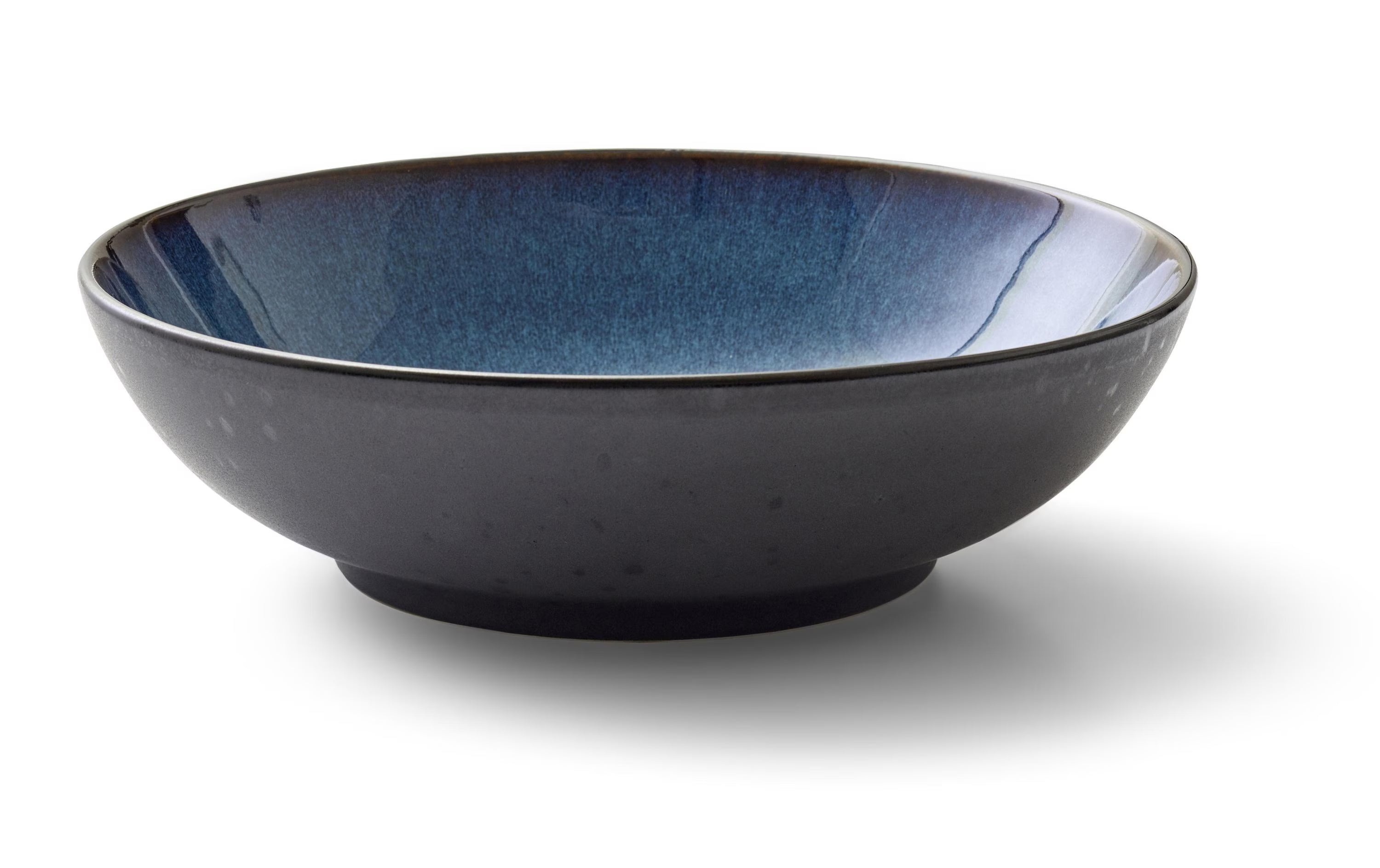 Bitz, Salatschüssel 24 cm, Schwarz/Dunkelbl