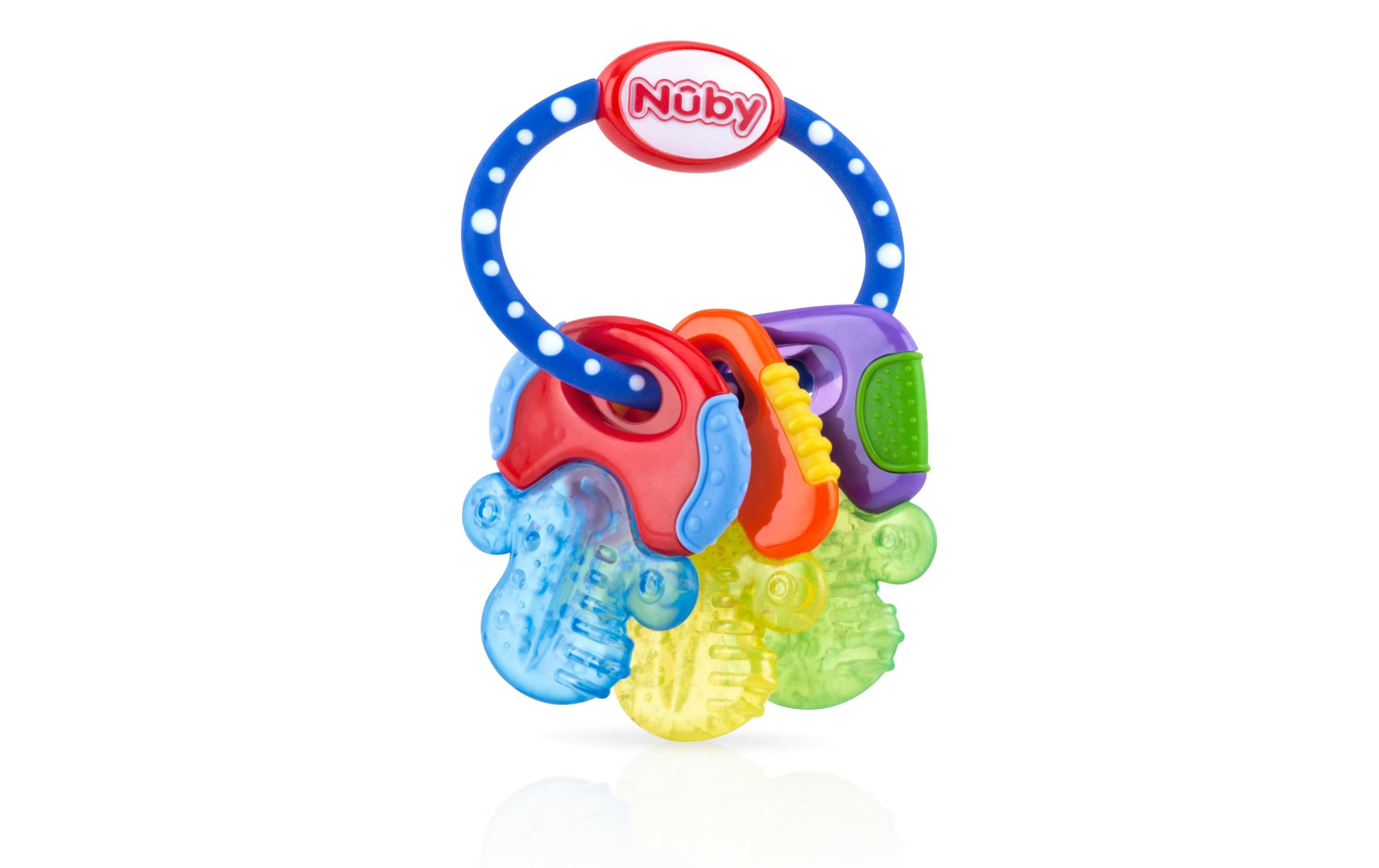 Nuby Beissring Schlüssel, mit Eisgel