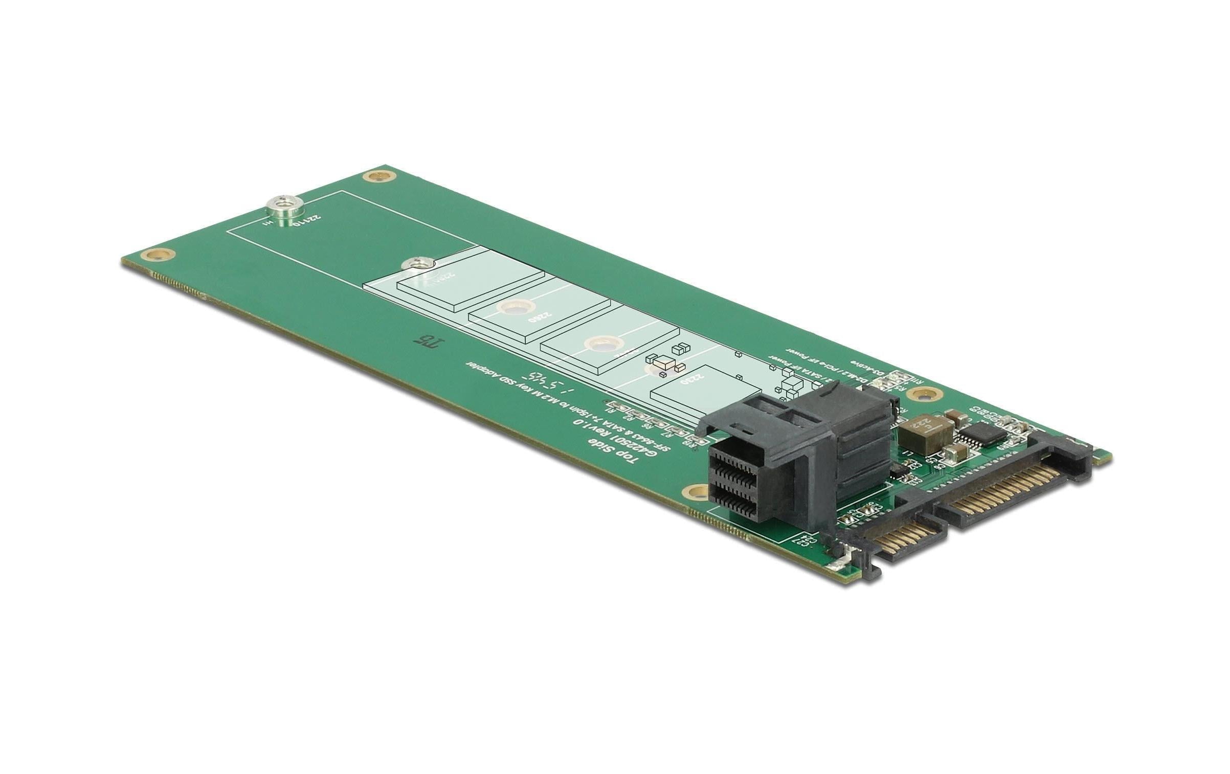 Delock M.2 SATA- NVME Key-M Konverter