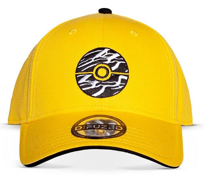 Cap Pokemon Poke Ball Yellow